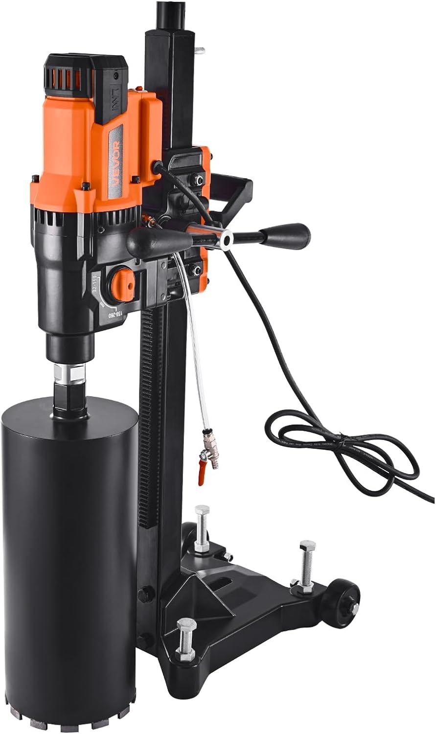 image:imageVEVOR 2 in 1 Handheld amp Standmount Core Drill 0863in Drilling Diameter 2000W Powerful Concrete Drilling Machine with Stand and Core Bit For Corner Operation and LargeScale Projects10in Core Drill 10 Bits Set