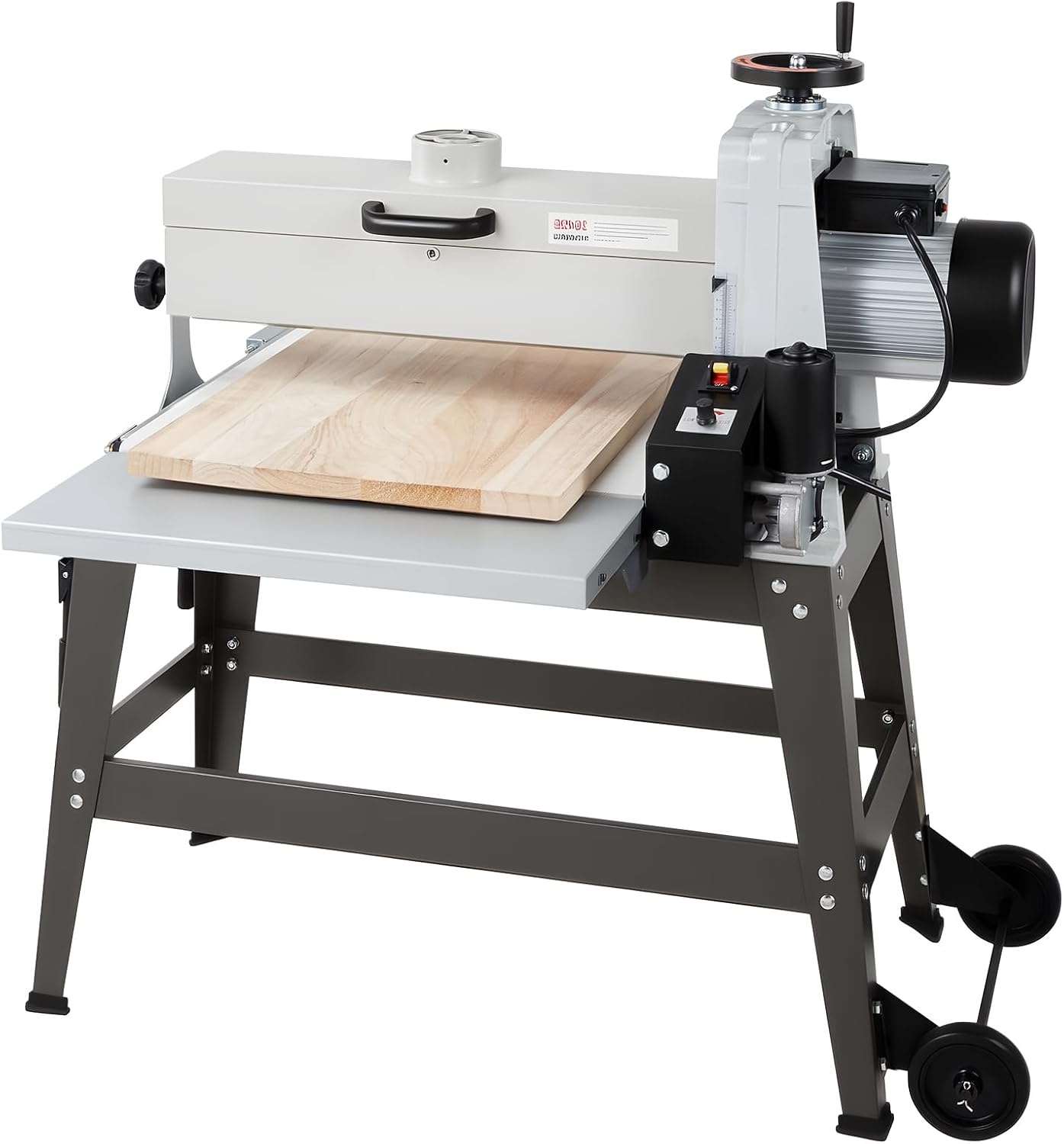 image:imageVEVOR 22 Drum Sander with Stand amp Extension Tables 175HP 1440RPM Dual Motor Drum Sander for Woodworking Variable Speed Conveyor Belt 4 Dust Collection Port for Cabinet amp Furniture Finishing22Inch
