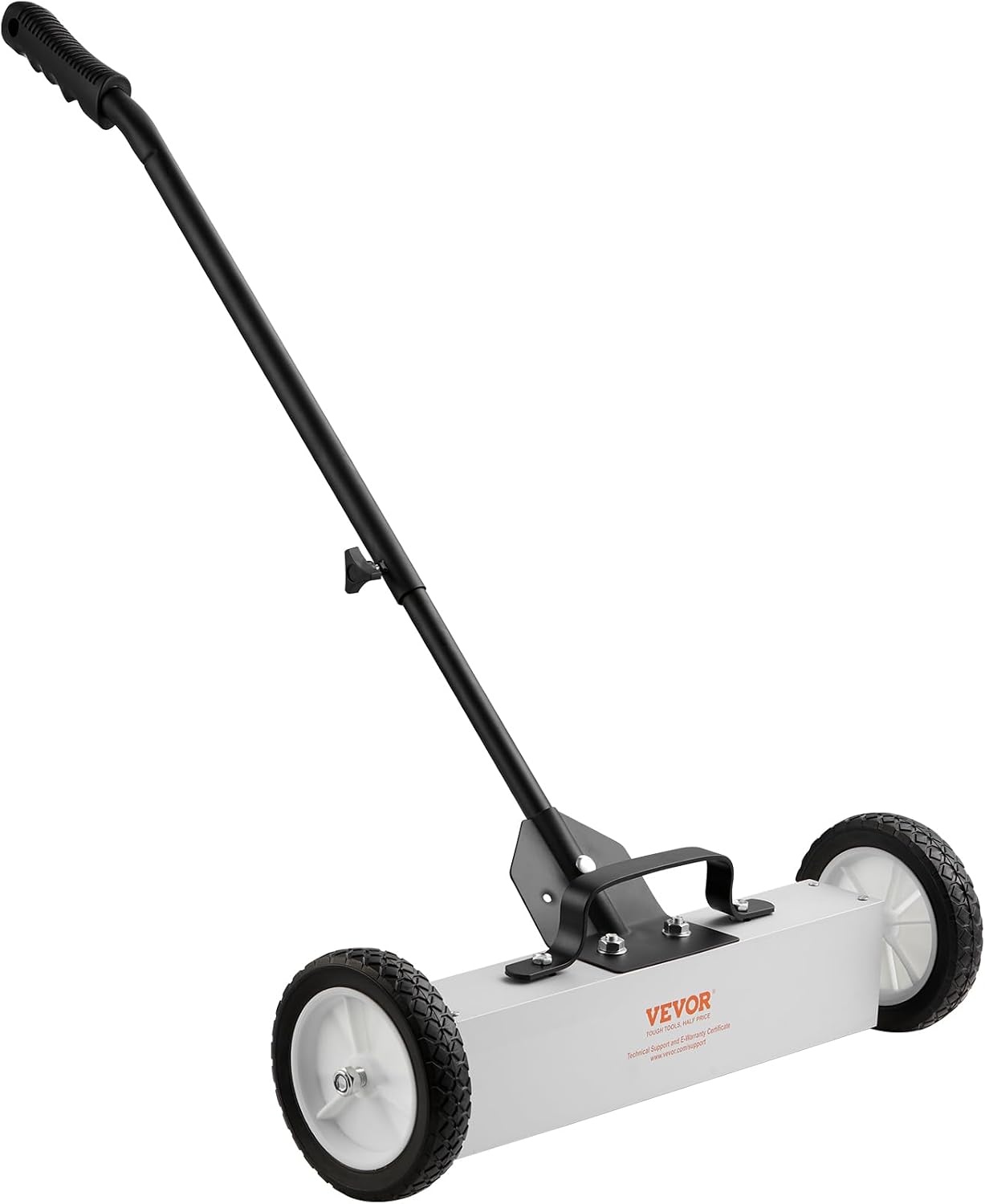 image:imageVEVOR 50Lbs Rolling Magnetic Sweeper with Wheels PushType Magnetic Pick Up Sweeper 24inch Large Magnet Pickup Lawn Sweeper with Telescoping Handle Easy Cleanup of Workshop Garage Yard18 Inch
