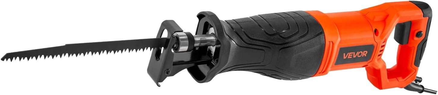 image:imageVEVOR 6 Amp Corded Reciprocating Saw 34 Stroke Length Power Reciprocating Saw with Variable Speed 3000 SPM 8 Blades amp Bag Included for Wood Metal and Plastic Cutting118