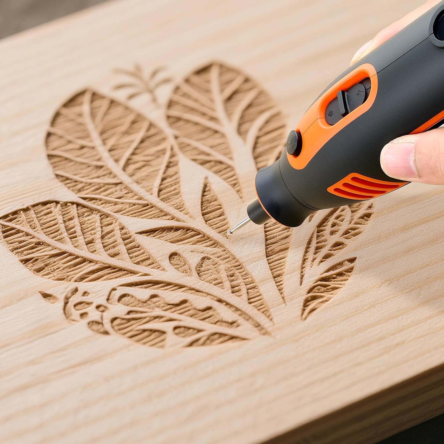 image:imageVEVOR 84Piece Rotary Tool Kit 200W Mini Power Rotary Tool Corded 6Level Speed 800040000 RPM MultiPurpose DIY Tools for Engraving Sanding Polishing Carving Grinding Cutting DIY Crafts