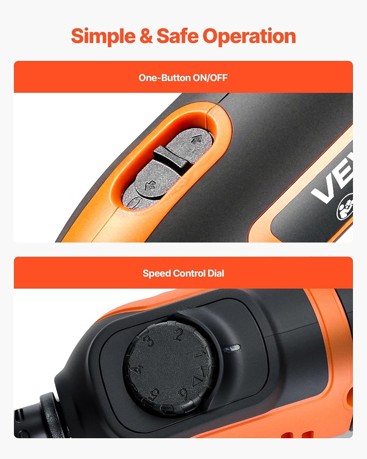 image:imageVEVOR 84Piece Rotary Tool Kit 200W Mini Power Rotary Tool Corded 6Level Speed 800040000 RPM MultiPurpose DIY Tools for Engraving Sanding Polishing Carving Grinding Cutting DIY Crafts