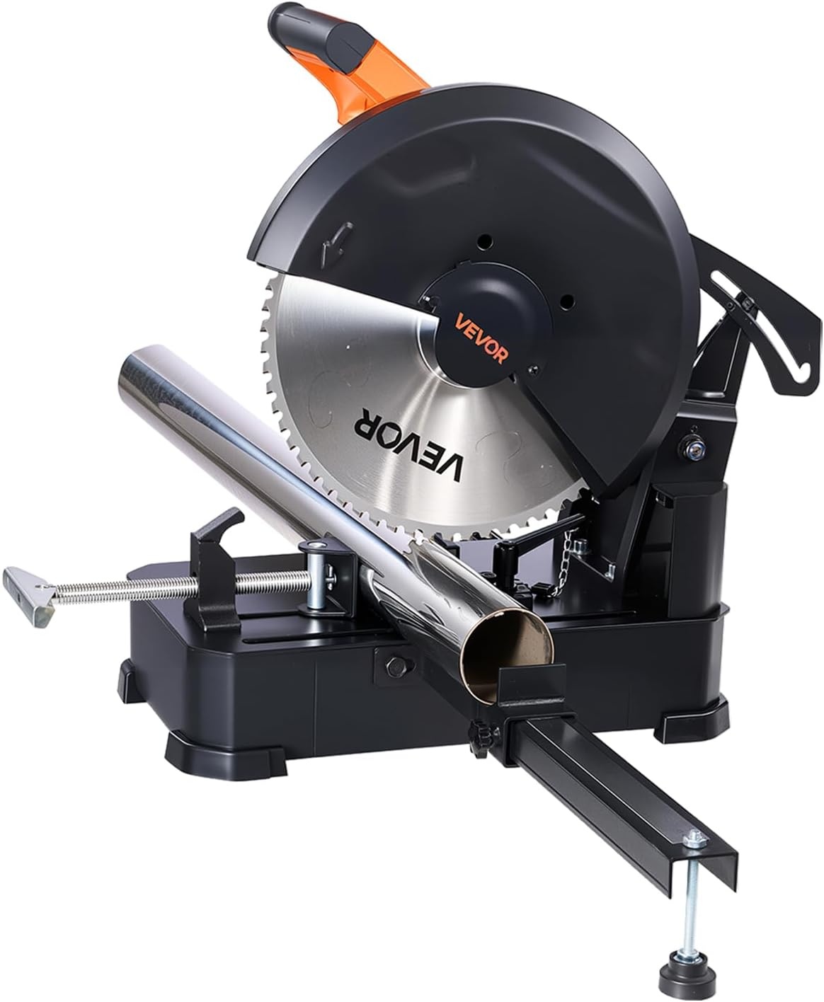 image:imageVEVOR Abrasive Chop Saw 14in 35cm Blade 2300W 3600RPM Steel Cutting Machine 045Degrees Adjustable Angle Miter Saw for Cutting Metal Rebar Iron Aluminum Black14 3500W