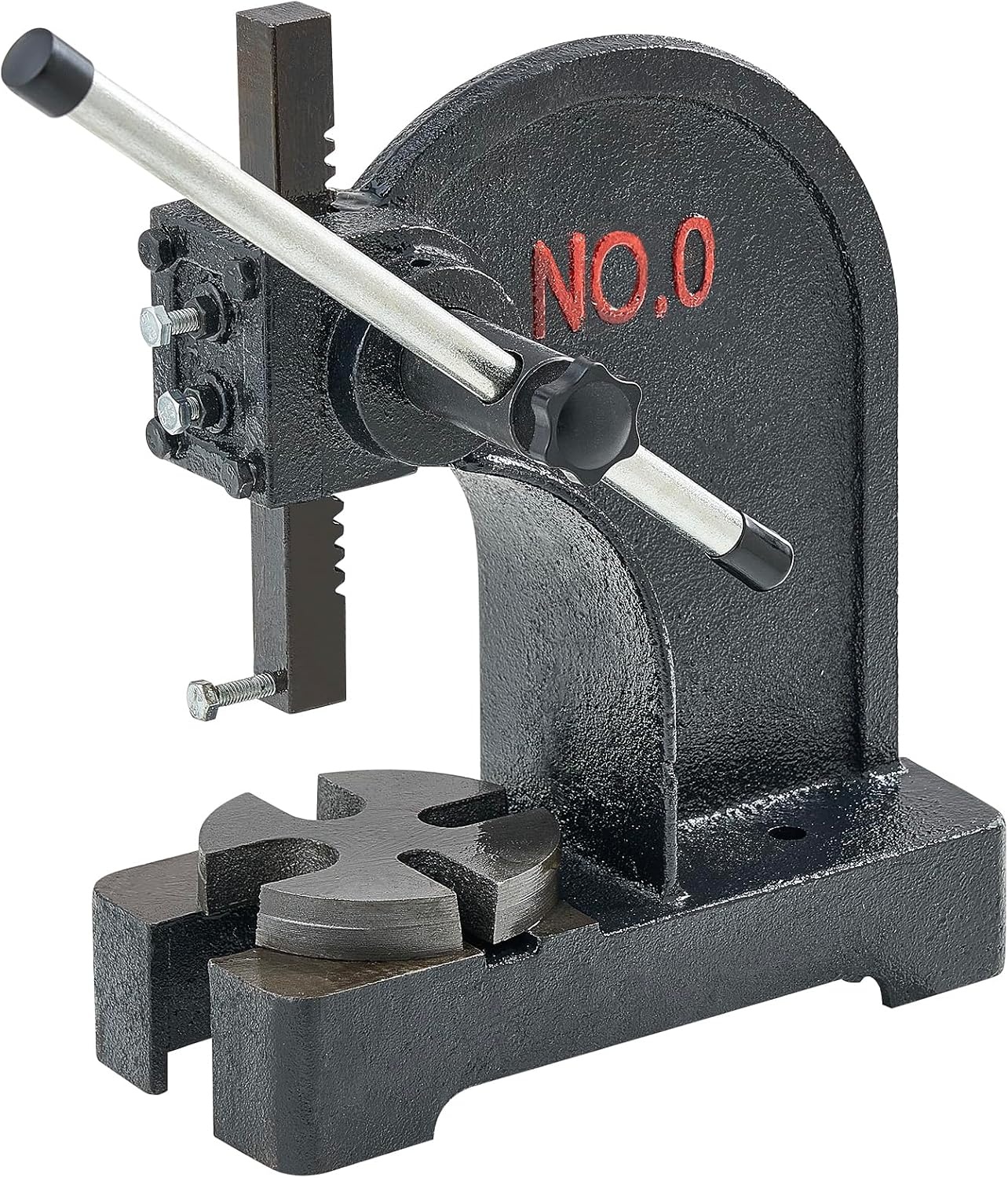 image:imageVEVOR Arbor Press 05 Ton Manual Arbor Press 46 Maximum Height Cast Iron HeavyDuty Manual Desktop Arbor Press Precision Hand Press for Stamping Bending Stretching Forming05T