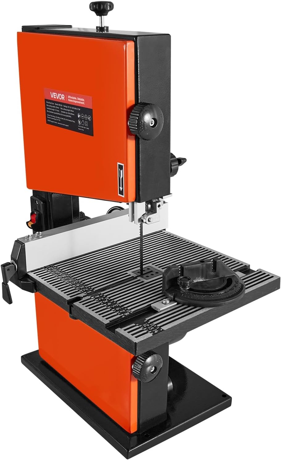 image:imageVEVOR Band Saw 10Inch TwoSpeed Benchtop Bandsaw with 373W 12 HP Motor 6 in Max Cutting Height 132 x 134 in Cast Iron Table with 360 Work Light Miter Gauge Fence Band Saw for Woodworking1870 x 1496 x 2874 in