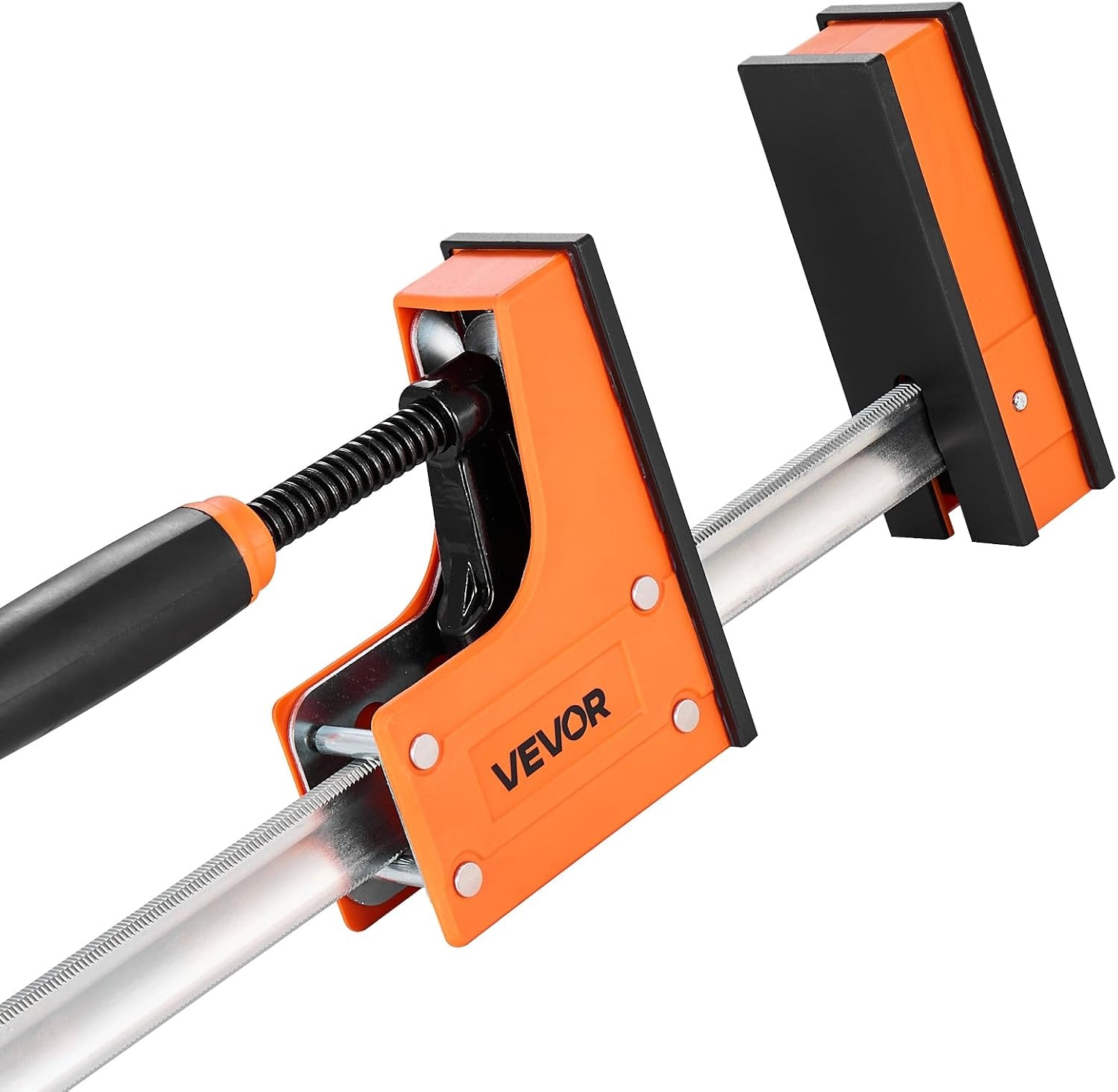 image:imageVEVOR Bar Clamps for Woodworking 2Pack 24 inch Parallel Clamp Set FClamp with 1500 lbs Load Limit Even Pressure Highstrength Plastic and Carbon Steel for Woodworking Metal Working Orange36