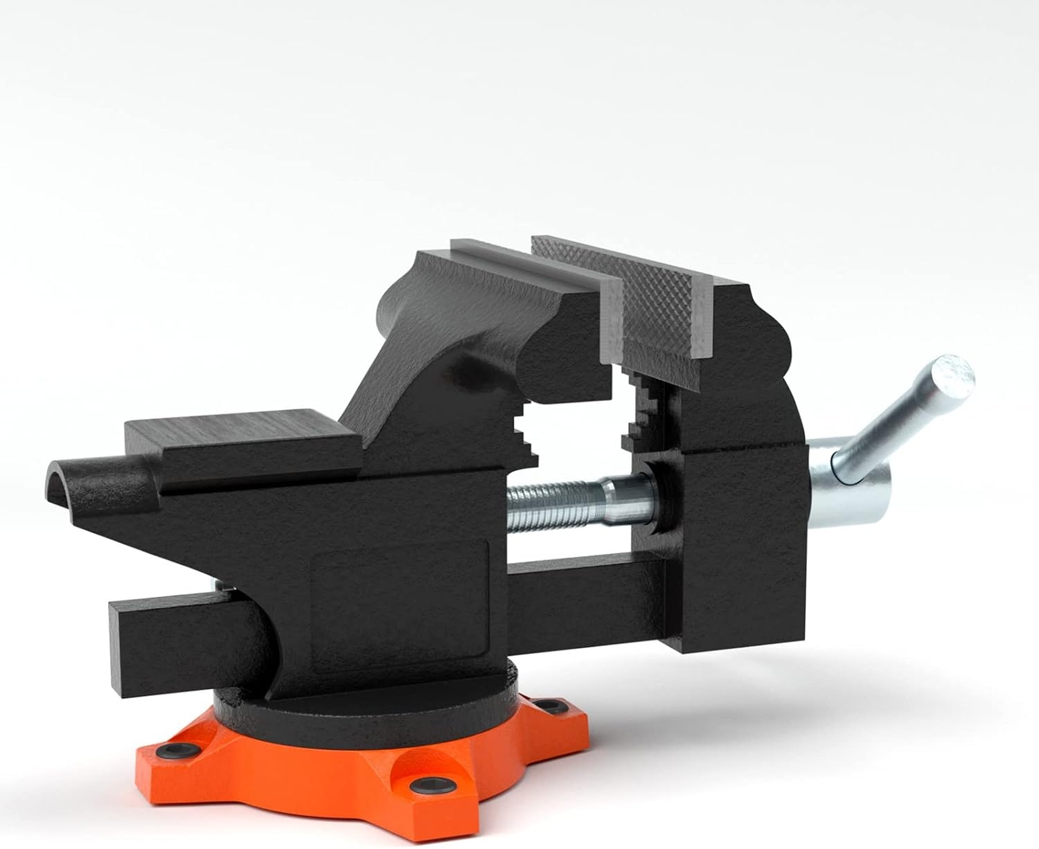 image:imageVEVOR Bench Vise 45inch Jaw Width 33inch Jaw Opening 240Degree Swivel Locking Base Multipurpose Vise wAnvil Heavy Duty Cast Iron Workbench Vise wBolts amp Nuts for Drilling Pipe Cutting for Drilling Grinding Cutting with Large Anvil Area Multipurpose Workbench Vise Heavy Duty Cast Iron with Bolts amp Nuts45 Inch