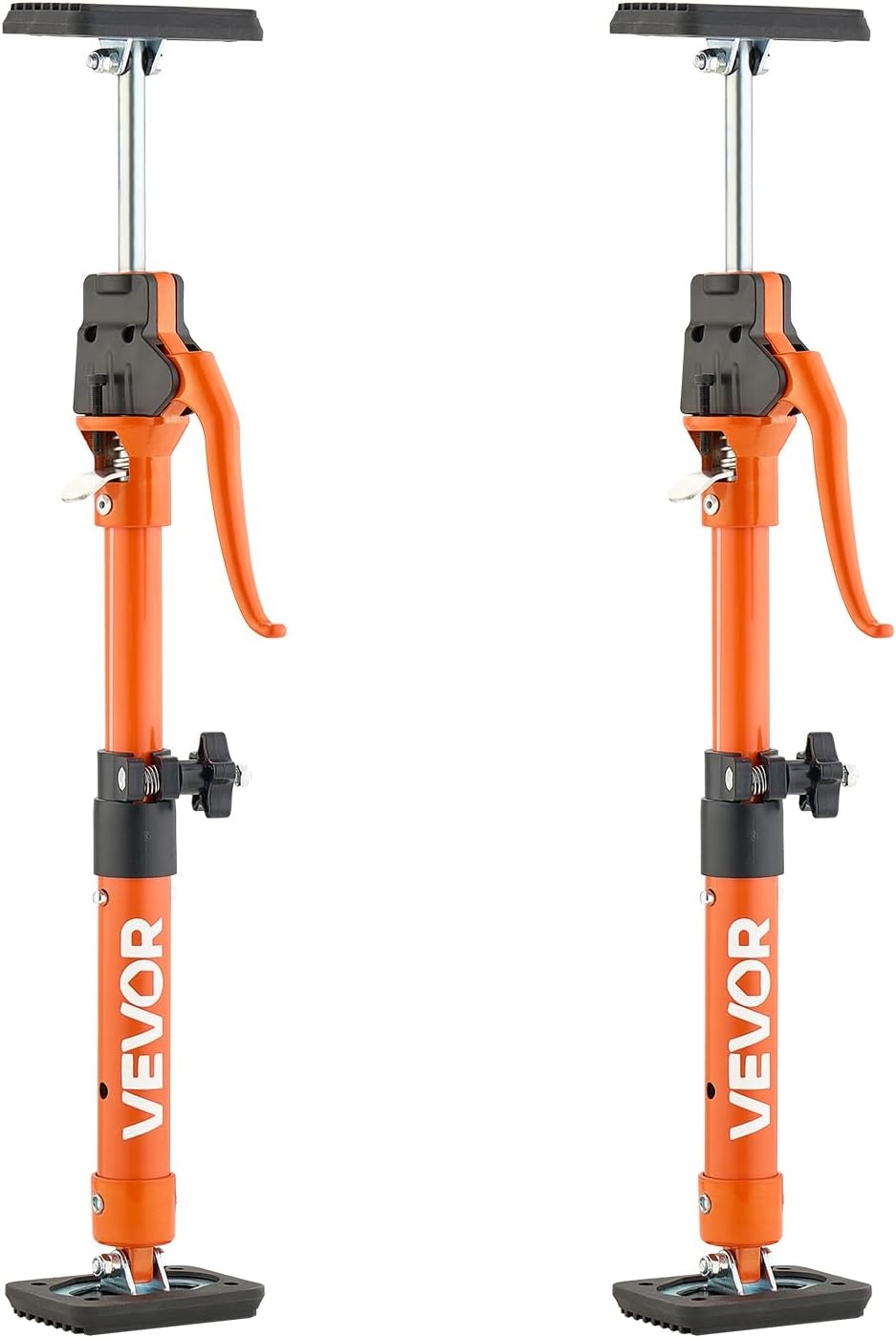 image:imageVEVOR Cabinet Jack Support Pole 2Pack 208453 Inch Steel Telescopic Quick Support Rod Adjustable 3rd Hand System up to 154 lbs Capacity for Installing Cabinets Lifting Drywall Cargo Bars1575236 2PC