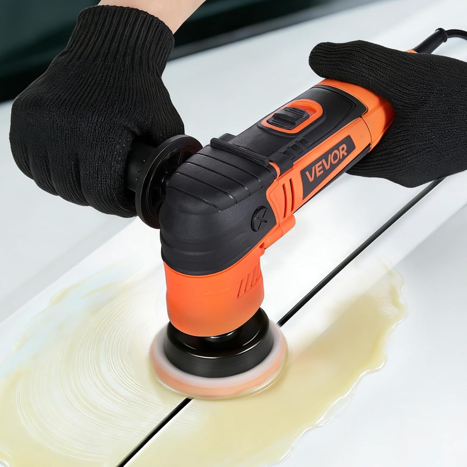 image:imageVEVOR Car Buffer Polisher 6Inch Dual Action Polisher Buffer Waxer 650W 6 Variable Speeds 20006800RPM Random Orbital Polisher Kit for Cars Detailing Waxing Polishing1223