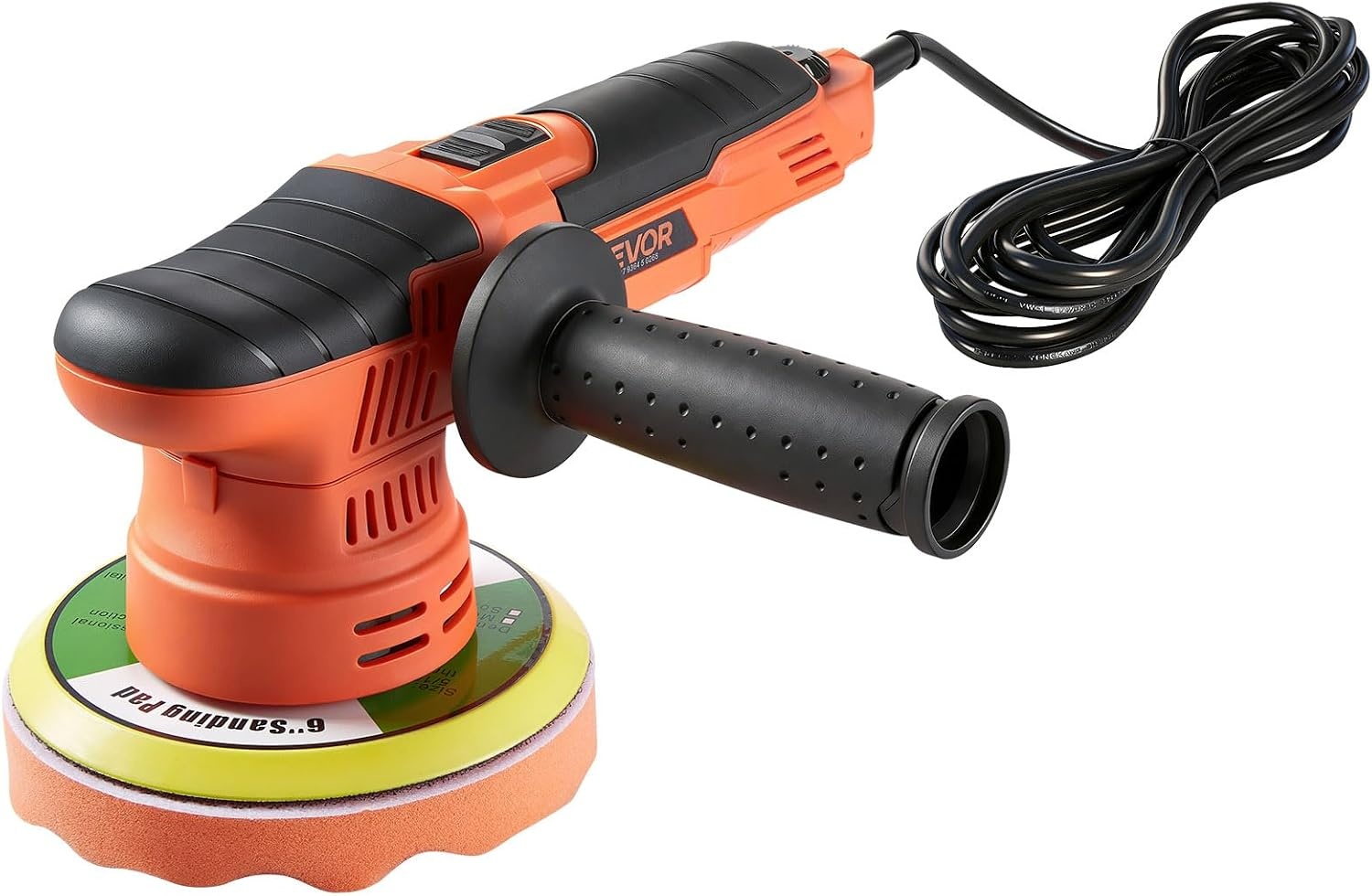 image:imageVEVOR Car Buffer Polisher 6Inch Dual Action Polisher Buffer Waxer 650W 6 Variable Speeds 20006800RPM Random Orbital Polisher Kit for Cars Detailing Waxing Polishing6