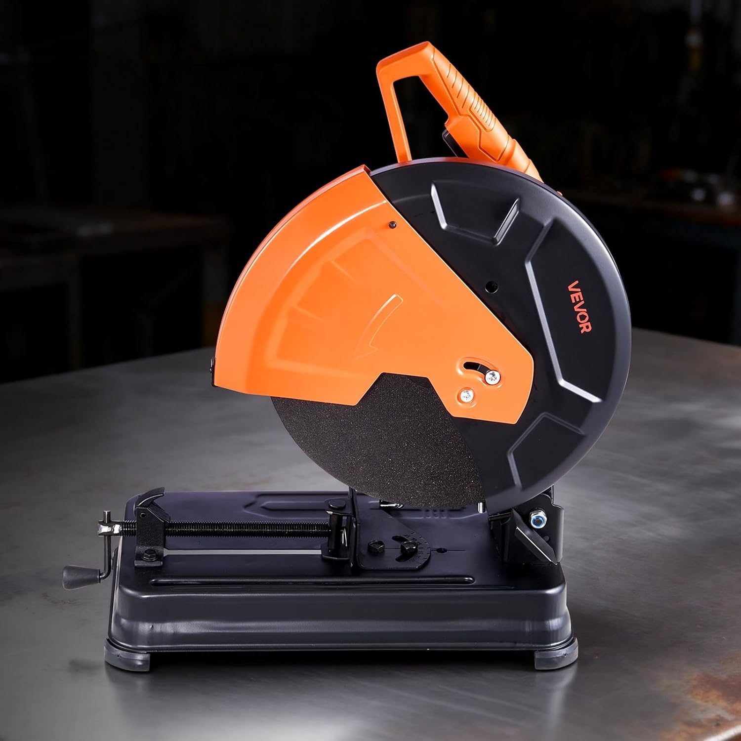 image:imageVEVOR Chop Saw 714 in Stainless Steel Cold Cut Blade 1200 W Motor 4000 rmin Speed 045 Adjustable Cutting Angle Metal Cutting Chop Saw for Metal Square and Flat Tubes IShaped Steels14 2000W