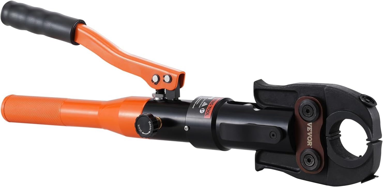 image:imageVEVOR Copper Pipe Crimping Tool Hydraulic Driven Press Tool with 12 34 1 VUS Jaws Copper Tube Fittings Pipe Crimpers for Narrow Spaces and Tee FittingsStraight