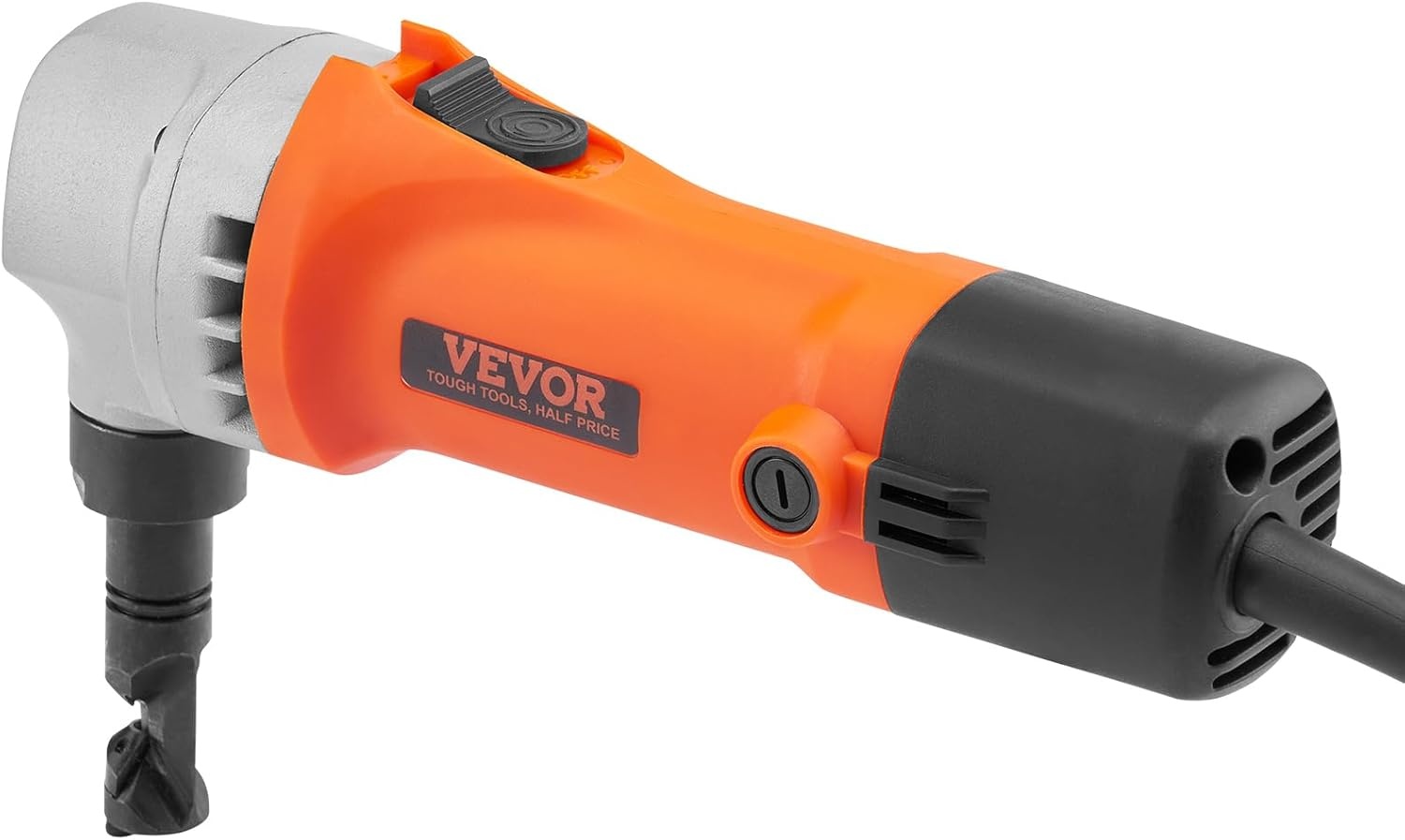 image:imageVEVOR Cordless Metal Nibbler with 18 V 2000 mAh Battery 1200 RPM Brushless Motor Electric Nibbler Metal Cutter with Plastic Carrying Case for Cutting Stainless Steel Aluminum and Copper Sheet006in16mm 550W 2200RPM