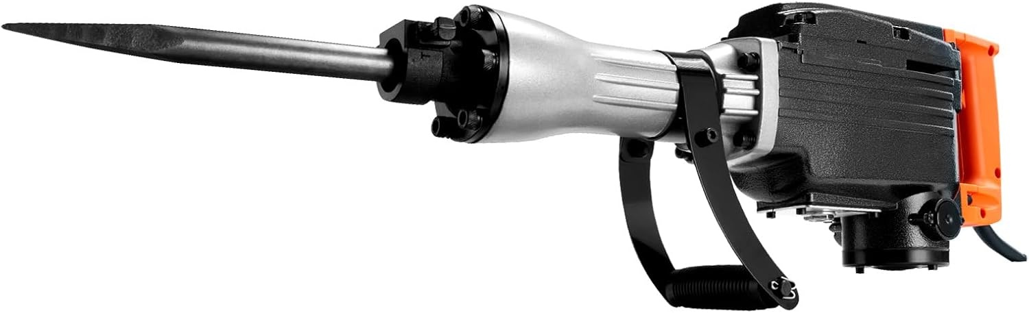 image:imageVEVOR Demolition Jack Hammer MAX 2200W Electric Jackhammer Heavy Duty 1400 BPM Concrete Breaker 4pcs Chisels Bit Chipping WCase GlovesBlack