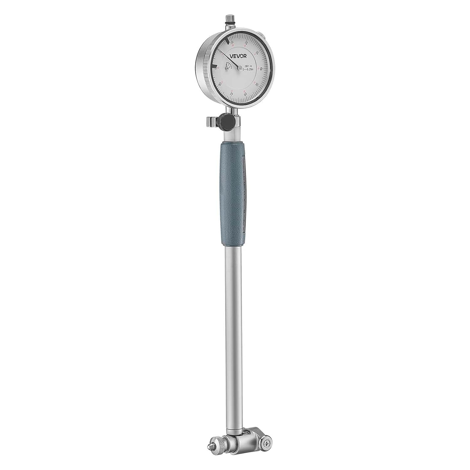 image:imageVEVOR Dial Test Indicator and Bore Gauge Measuring Tool Set Dial Indicator 0001 inch Accuracy 26 inch Bore Range with Rod Storage Case Anvils for Industrial Machining Measurements