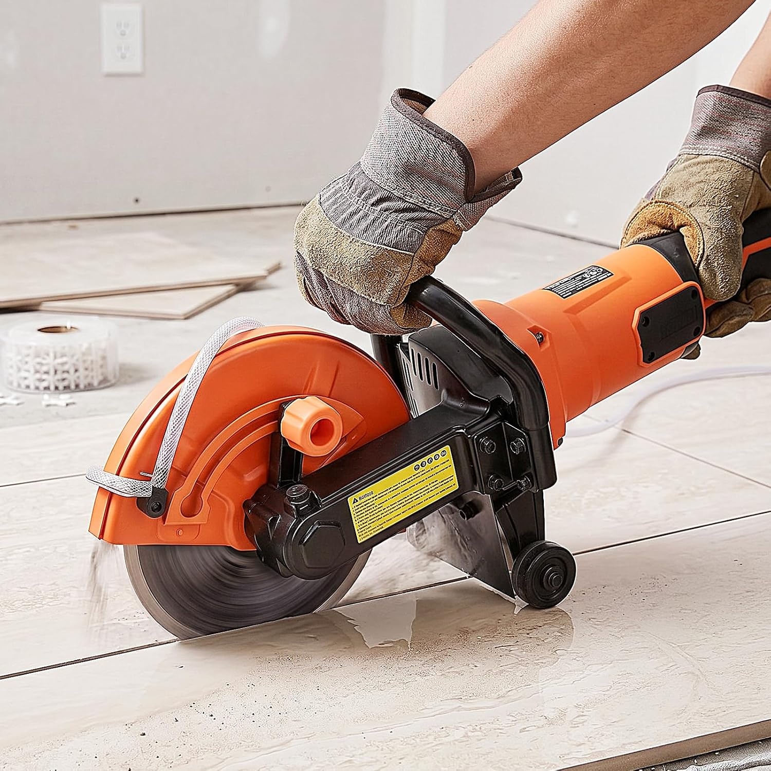 image:imageVEVOR Diamond Blades 63 inch 5Pack Wall Chaser Saw Blade Cutting Blade 087 in Arbor HighHardness Diamond Segments 65Mn Steel Core Dry Wet Cutting Clean Edges for Concrete Brick Stone Cement12 inch