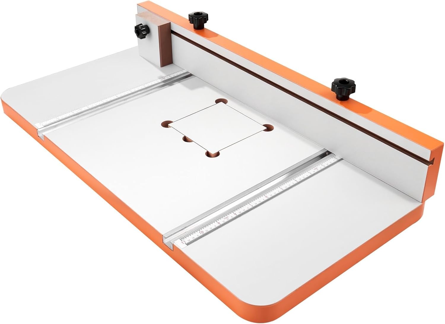 image:imageVEVOR Drill Press Table 2363 x 1173 in Worktable with an Adjustable Fence and Stop Block Highly Compatible TSlots MDF Tabletop BuiltIn Scale Support Multiple Clamps Vises for Drill Presses