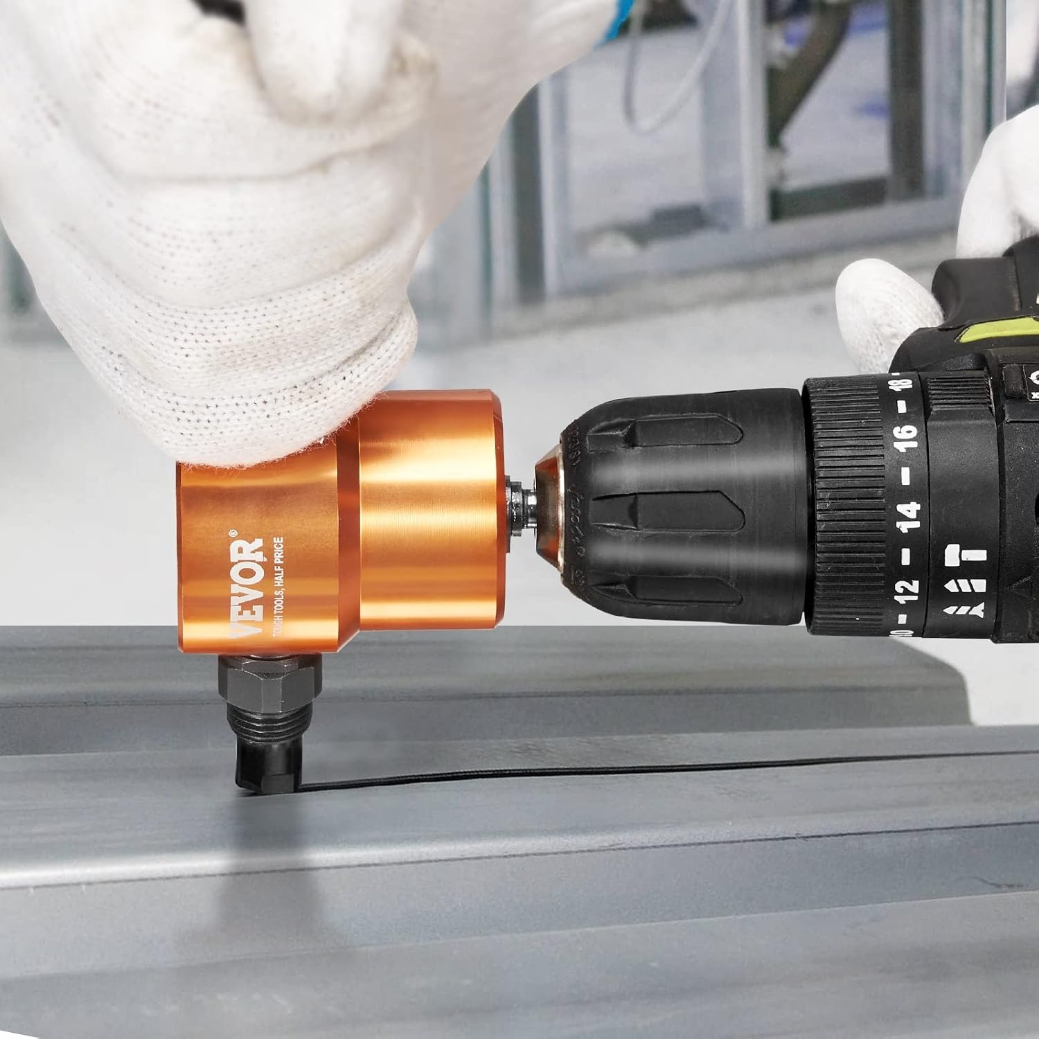 image:imageVEVOR Electric Metal Nibbler 625W Nibbler Metal Cutter 1000RPM High Speed Rotor 016in4mm Metal Nibbler 110V w Replaced Blades Storage Case Sheet Metal Nibbler for Cutting Stainless Steel AluminiumDouble Head Sheet Metal Nibbler Cutter