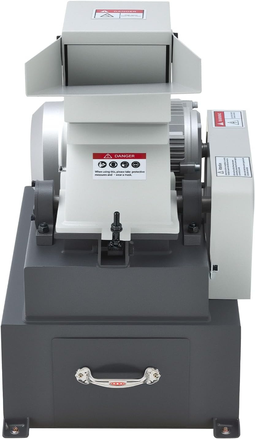 image:imageVEVOR Hammer Crusher 3KW 220V Electric Rock Stone Shatter Grinder Glass Crushing Machine with 400 to 600 kgh Crushing Capacity Coal Crusher Milling Machine with 01202404 inch Sieve Screens