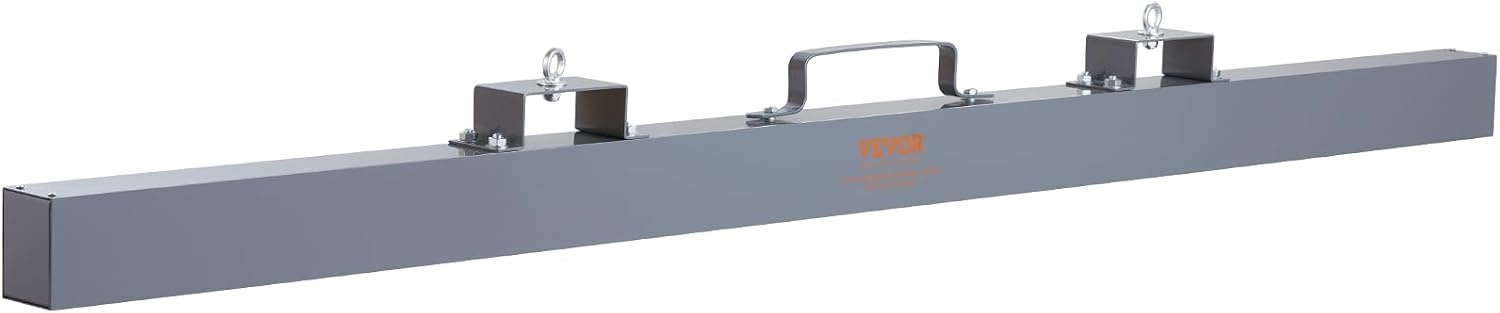 image:imageVEVOR Hanging Magnetic Sweeper Pickup Tool120lbs Nail HangType Magnetic Forklift SweeperIndustrial Grade Magnets Steel Material Hunting Accessories for Picking Up Nails Bolts Iron Chips Metals84 Inch 120lbs