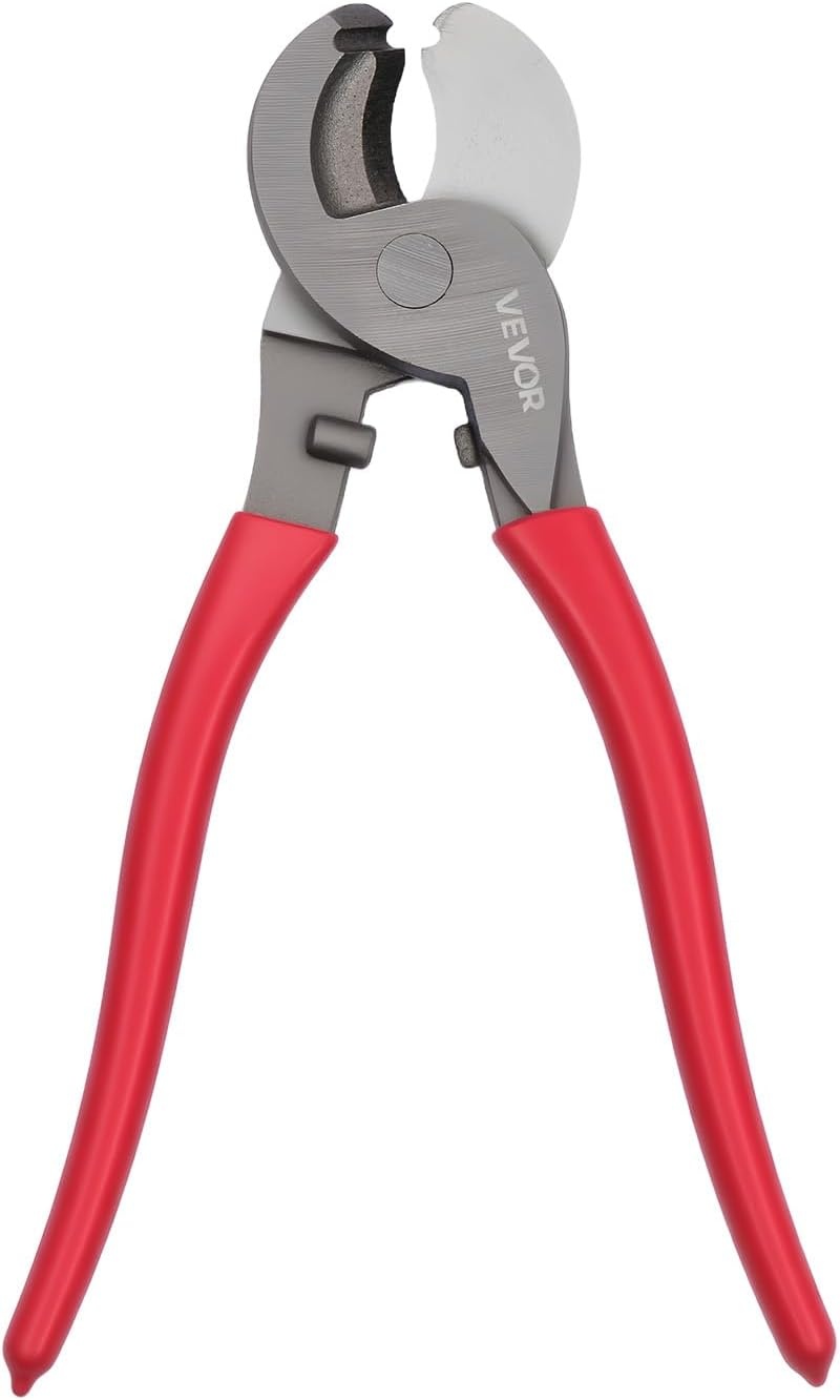image:imageVEVOR High Leverage Cable Cutter 914 in Compact Forged Blades and PVCCoated Handles Heavy Duty Cable Cutting Pliers Tool for 40 AWG Aluminum 20 AWG Soft Copper and 100Pair 24AWG Comm Cables