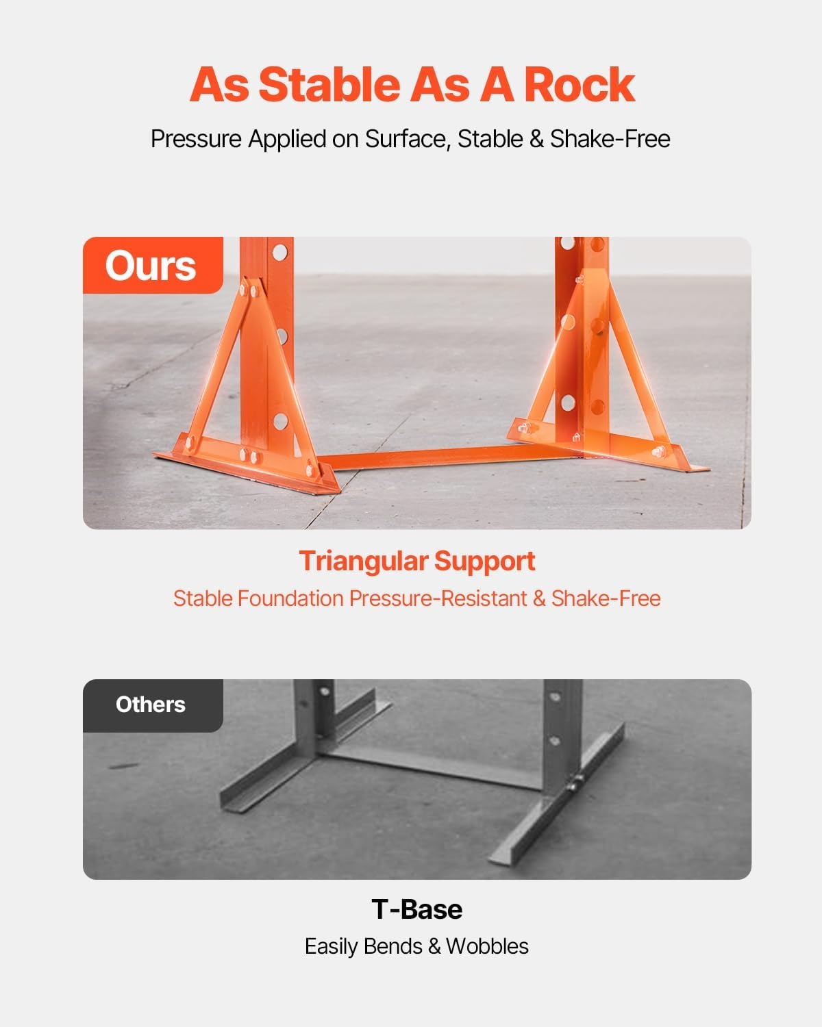 image:imageVEVOR Hydraulic Shop Press 20 T HFrame Pneumatic Shop Press with Press Plate Stable Garage Floor Adjustable Hydraulic Press with Triangular Support Fit for Bending Straightening amp Stamping20T