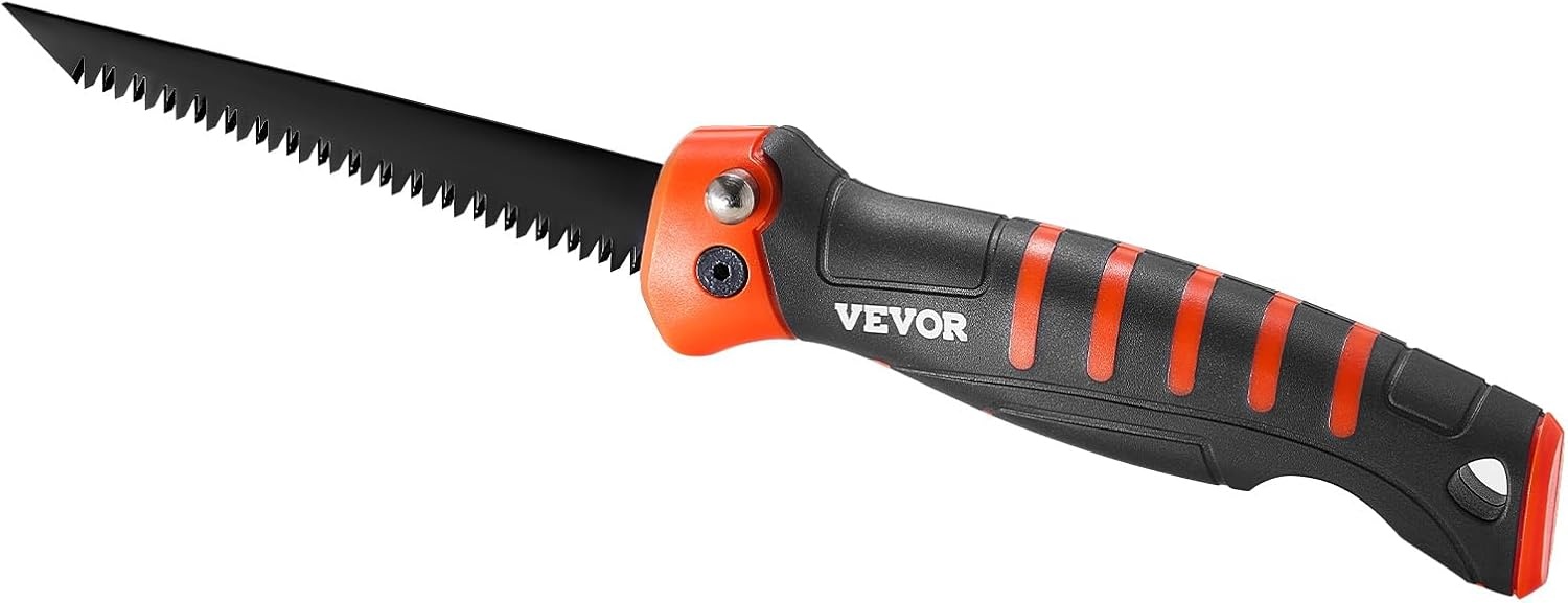 image:imageVEVOR Keyhole Saw 6 in Soft Grip Handle 8in1 MultiBlades Drywall Triple Ground Teeth for Cutting Drywall Wood Metel Plastic Plywood Wallboard Thin Sheet5 inch
