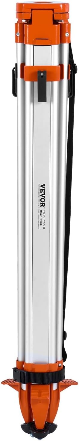 image:imageVEVOR Laser Level Tripod Stand 5811 Thread Mount 450711437 inch Height Adjustment Heavy Duty Survey Tripod with Level Bubble amp Diffusion Limiter Liftable NonSkid Feet for ConstructionRetractable Legsprofessional