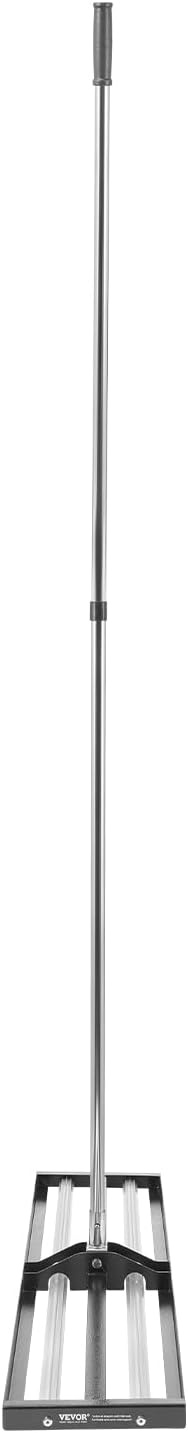 image:imageVEVOR Lawn Leveling Rake 30 x10 Level Lawn Tool HeavyDuty Lawn Leveler with 78 Steel Extended Handle Yard Leveling Rake Suit for Garden Golf Lawn Farm Green48x10