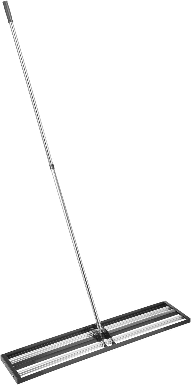 image:imageVEVOR Lawn Leveling Rake 30 x10 Level Lawn Tool HeavyDuty Lawn Leveler with 78 Steel Extended Handle Yard Leveling Rake Suit for Garden Golf Lawn Farm Green48x10