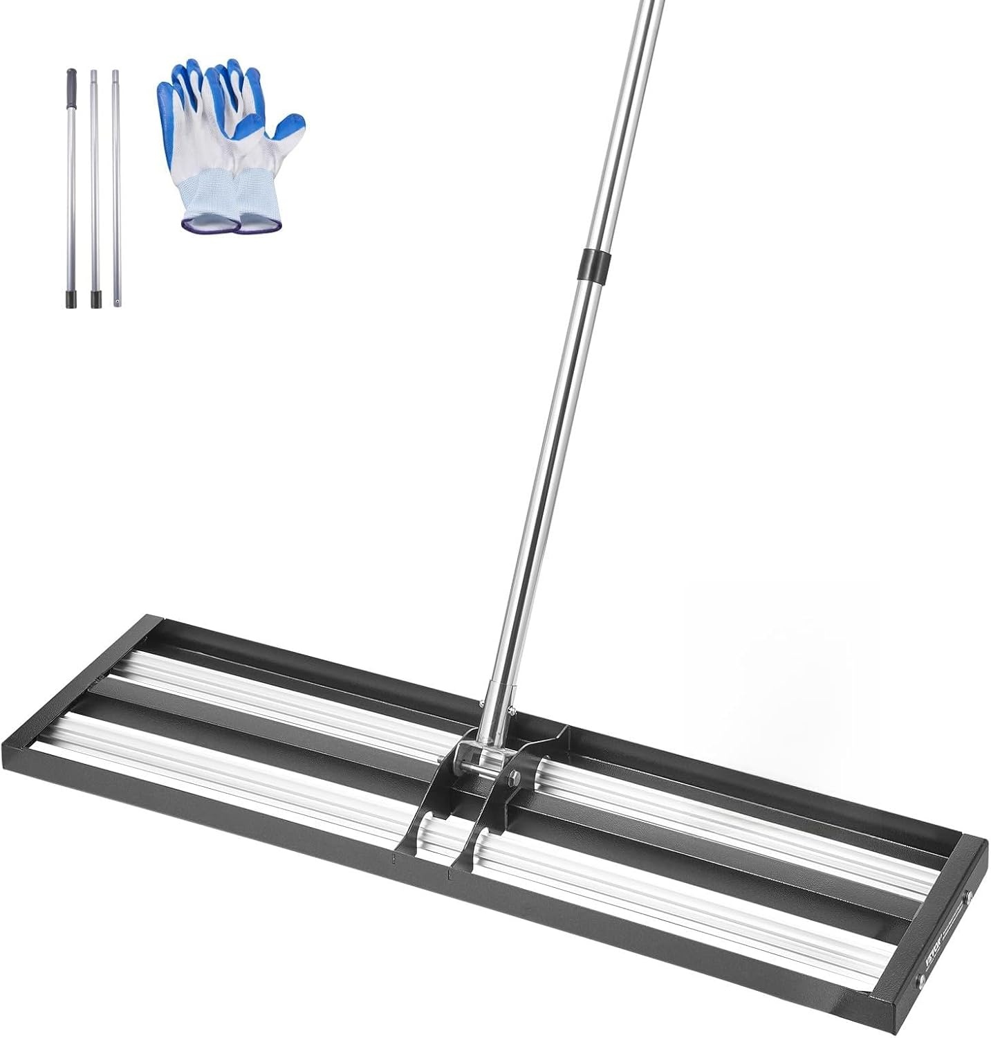 image:imageVEVOR Lawn Leveling Rake 30 x10 Level Lawn Tool HeavyDuty Lawn Leveler with 78 Steel Extended Handle Yard Leveling Rake Suit for Garden Golf Lawn Farm Green36x10