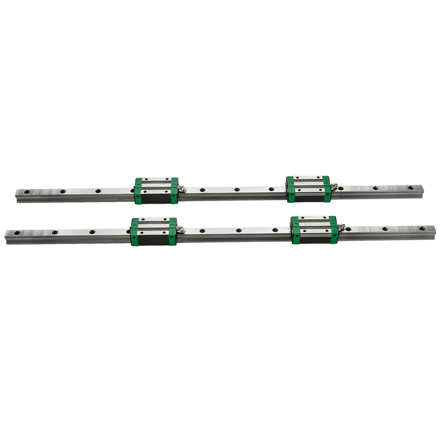 image:imageVEVOR Linear Rail Guide Kit HGR20 2PCS 600 mm 2362 inch Linear Rails and 1PCS Ball Screw 4PCS Slide Blocks with BF12BK12 End Support Coupling and Nut Housing for DIY CNC Routers Lathes Linear Rail Slide HGR20600mmHSR 201700mm