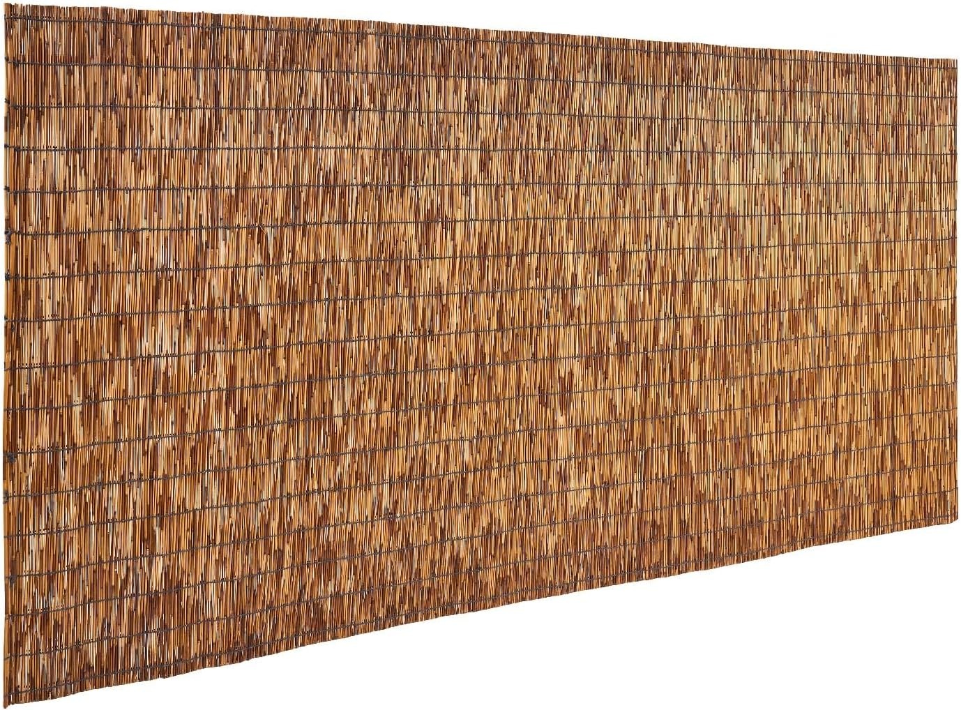 image:imageVEVOR Natural Reed Fencing 4 ft x 164 ft 3 Pack Decorative Natural Reed Fencing Roll Decorative Fence for Backyard Divider Privacy Screen Panel Curtain for Balcony Patio Garden Backyard OutdoorBrown