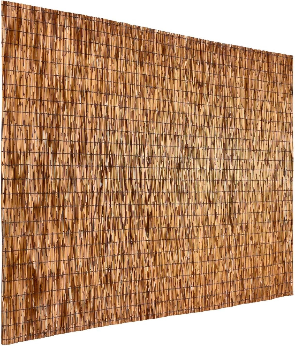 image:imageVEVOR Natural Reed Fencing 4 ft x 164 ft 3 Pack Decorative Natural Reed Fencing Roll Decorative Fence for Backyard Divider Privacy Screen Panel Curtain for Balcony Patio Garden Backyard OutdoorBrown