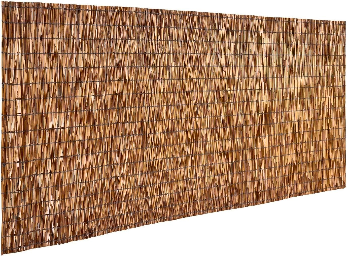 image:imageVEVOR Natural Reed Fencing 4 ft x 164 ft 3 Pack Decorative Natural Reed Fencing Roll Decorative Fence for Backyard Divider Privacy Screen Panel Curtain for Balcony Patio Garden Backyard OutdoorBrown