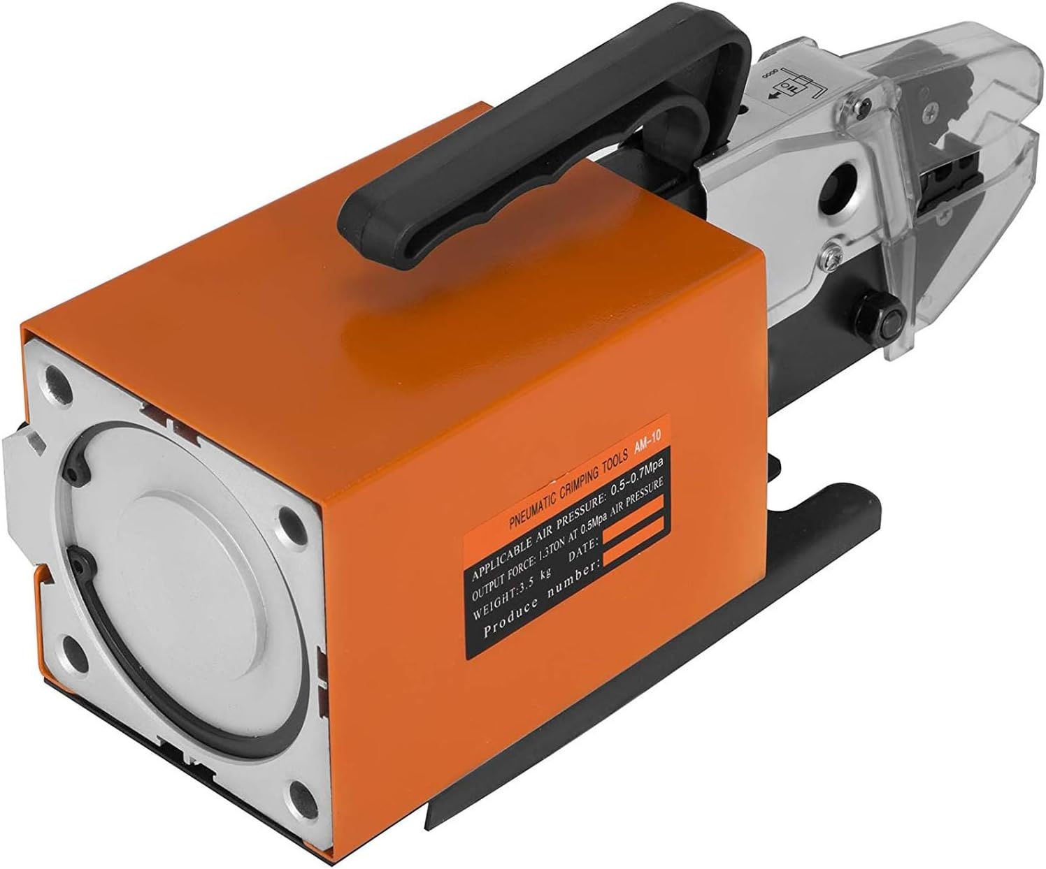 image:imageVEVOR Pneumatic Crimping Tool Am10 Air Powered Wire Terminal Crimping Machine Crimping Up To 16mm2 Pneumatic Crimper Plier Machine with 10 Sets Of Dies for Many Kinds of Terminals