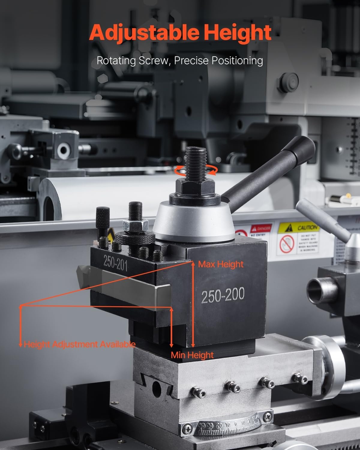 image:imageVEVOR Quick Change Tool Post Set 6 Pcs Includes Lathe Tool Holders Tool Post with Turning Tool Holder Accessories Fit for Mini Lathe amp Metal Lathe 612 Swing Durable Steel Material6Pcs