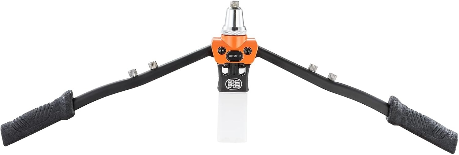 image:imageVEVOR Rivet Nut Tool 16 inch Rivnut Tool Kit with 13PCS Metric and SAE Mandrels 186PCS Rivet Nuts Semiauto Retraction M3 M4 M5 M6 M8 M10 M12 1420 51618 3816 1213 832 1024RIVET GUN