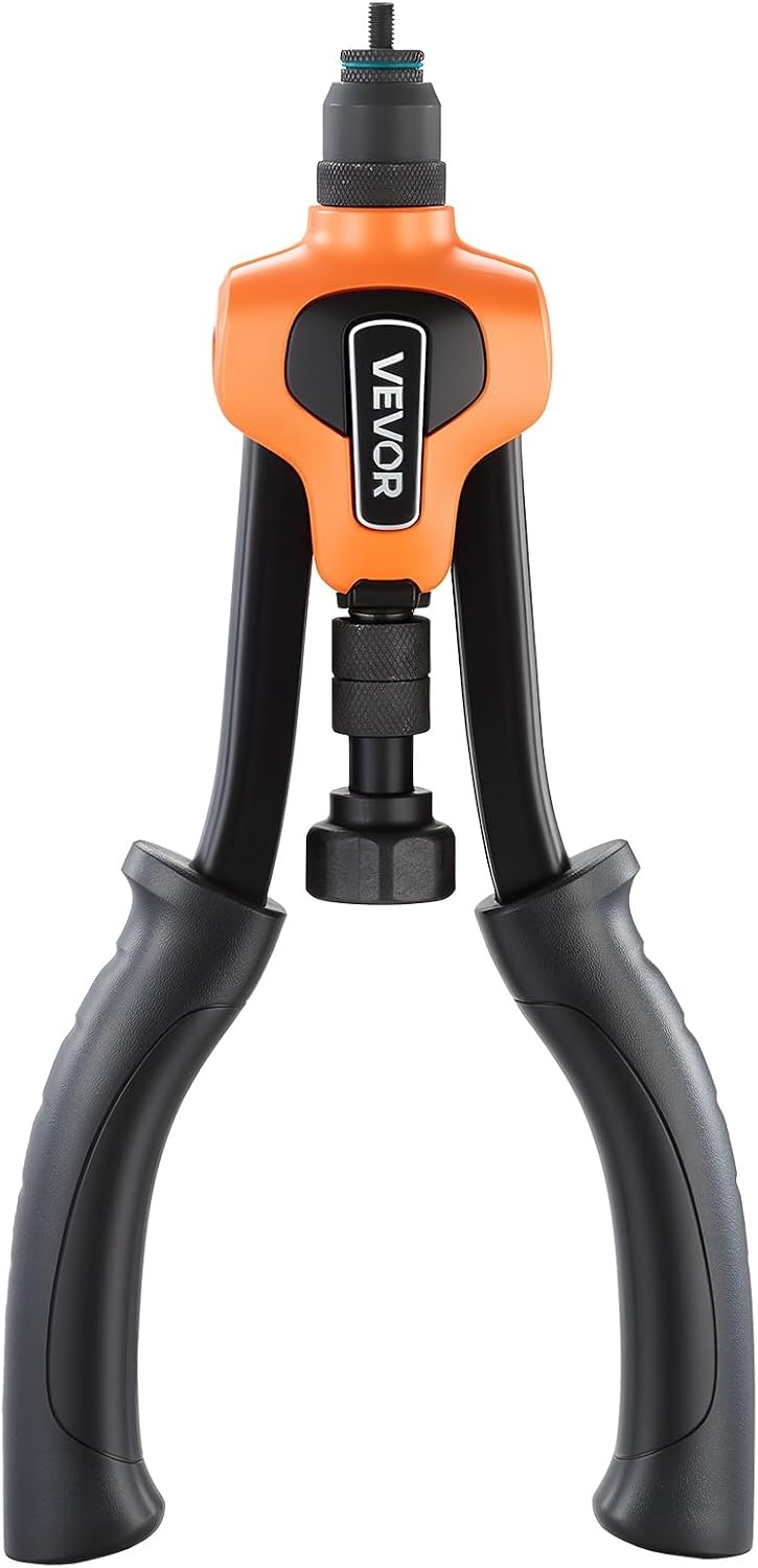 image:imageVEVOR Rivet Nut Tool 16 inch Rivnut Tool Kit with 13PCS Metric and SAE Mandrels 186PCS Rivet Nuts Semiauto Retraction M3 M4 M5 M6 M8 M10 M12 1420 51618 3816 1213 832 1024RIVET NUT TOOL