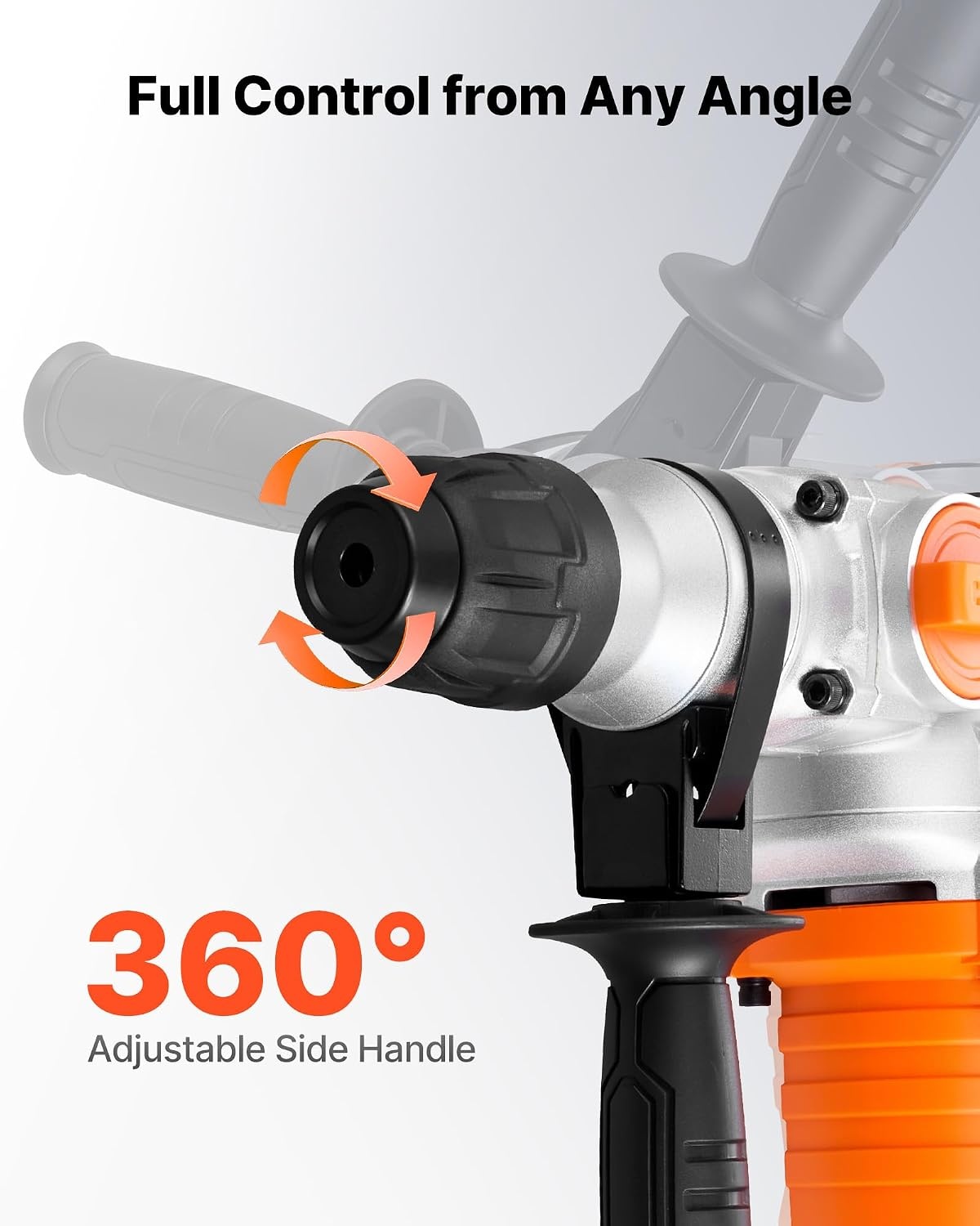 image:imageVEVOR Rotary Hammer Drill 1916 in SDSMax Cordless Heavy Duty 20V Battery Powered Rotary Hammer Including 2 Batteries Charger Drill Bit Pointed Chisel Carrying Case for Concrete Masonry118 1100W