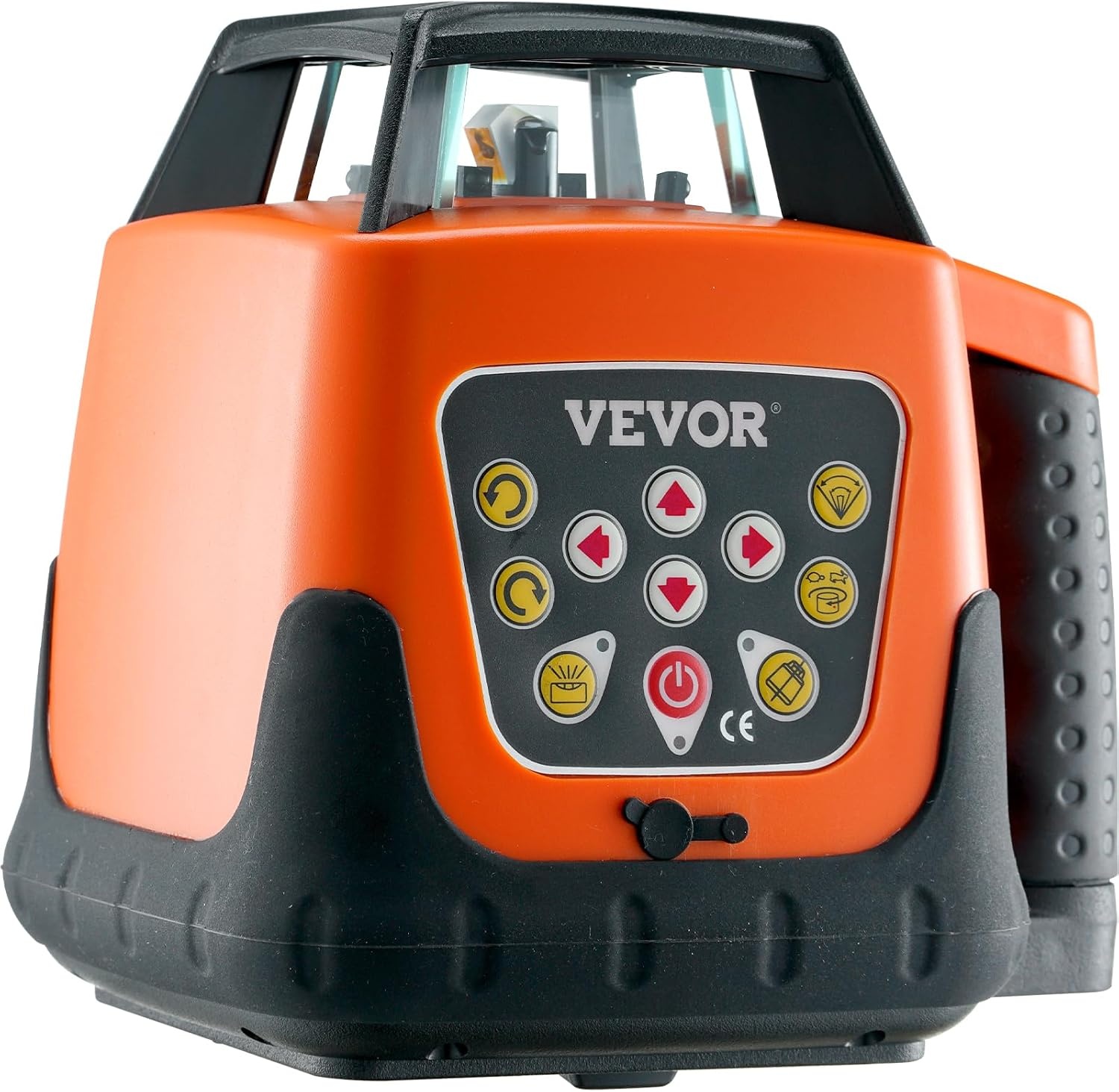image:imageVEVOR Rotary Laser Level 1650ft360 Degree Self Leveling Red Cross Line Laser5 Rotation Speedsamp4 Scanning Angles AdjustmentIP66 Waterproof Remote Control Manual Selfleveling ModeBattery Included