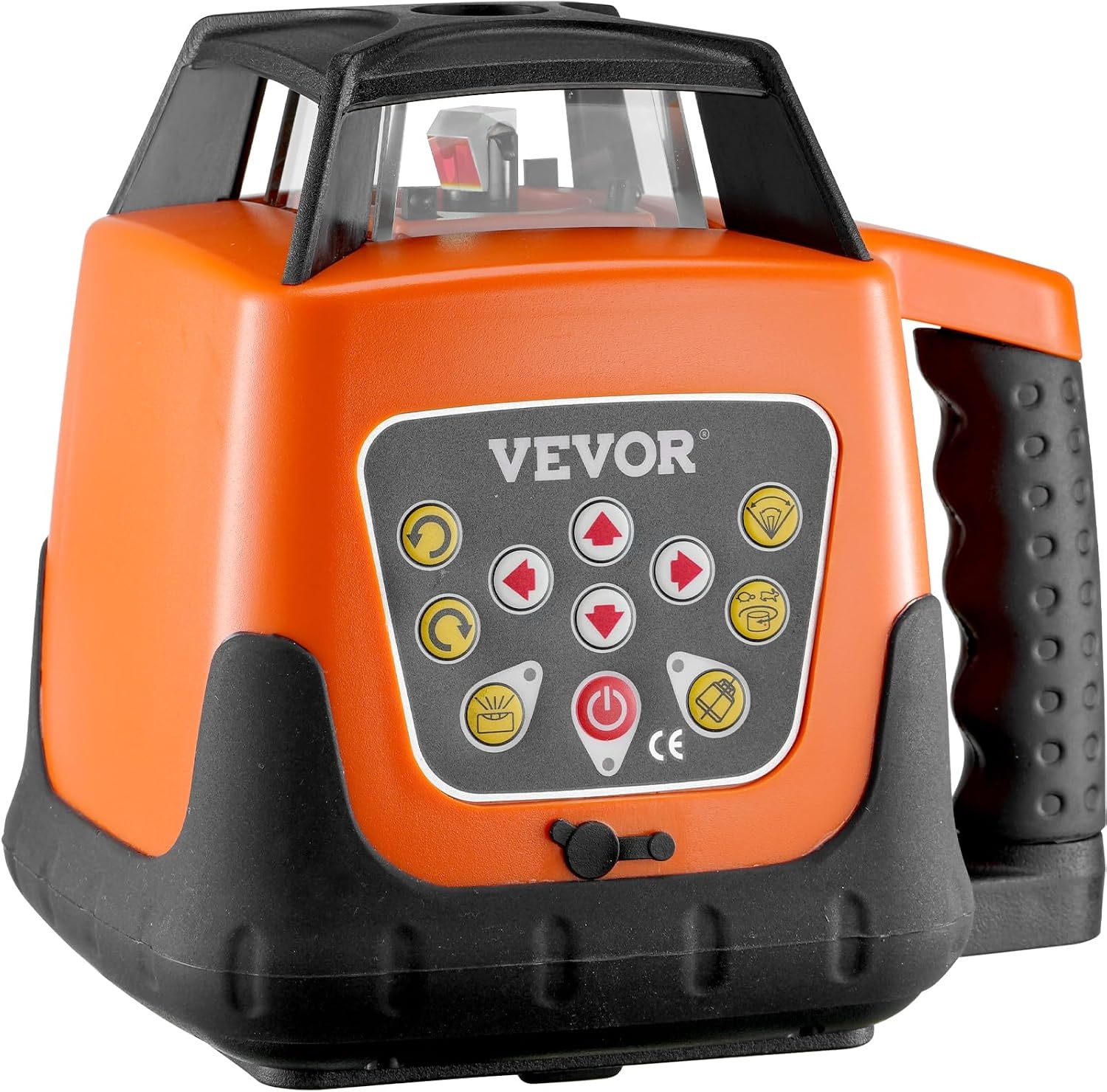 image:imageVEVOR Rotary Laser Level 1650ft360 Degree Self Leveling Red Cross Line Laser5 Rotation Speedsamp4 Scanning Angles AdjustmentIP66 Waterproof Remote Control Manual Selfleveling ModeBattery Included
