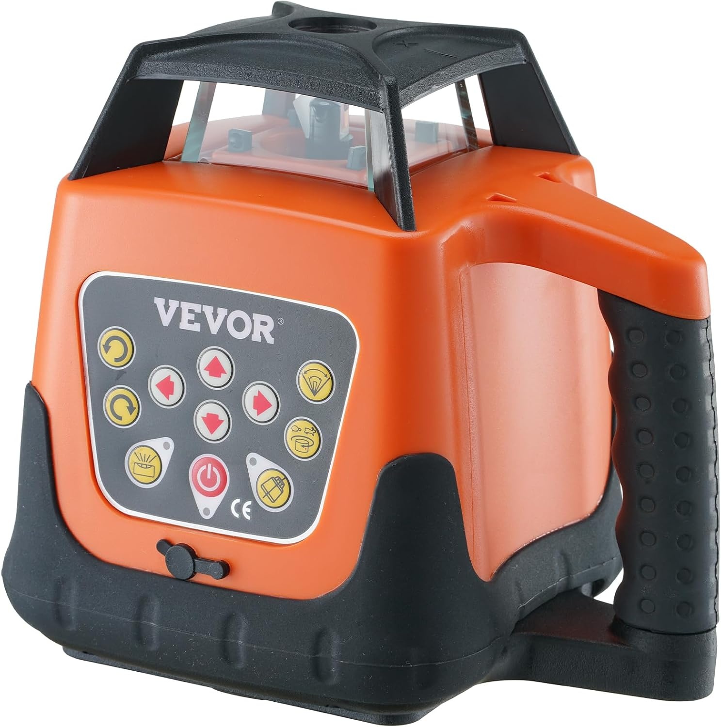 image:imageVEVOR Rotary Laser Level 1650ft360 Degree Self Leveling Red Cross Line Laser5 Rotation Speedsamp4 Scanning Angles AdjustmentIP66 Waterproof Remote Control Manual Selfleveling ModeBattery Included