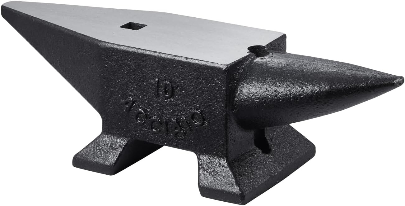 image:imageVEVOR Single Horn Anvil 132Lbs Cast Steel Anvil for Blacksmiths amp Jewelers Durable amp Robust Metal Working Tool22Lbs