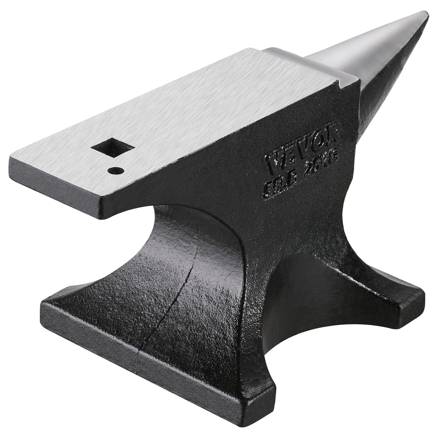 image:imageVEVOR Single Horn Anvil 9 Lbs Cast Steel Anvil High Hardness Rugged Round Horn Anvil Blacksmith Compact Design and Stable Base Forge Tools and Equipment Metalsmith Tool for Bending and ShapingBlack 55LB