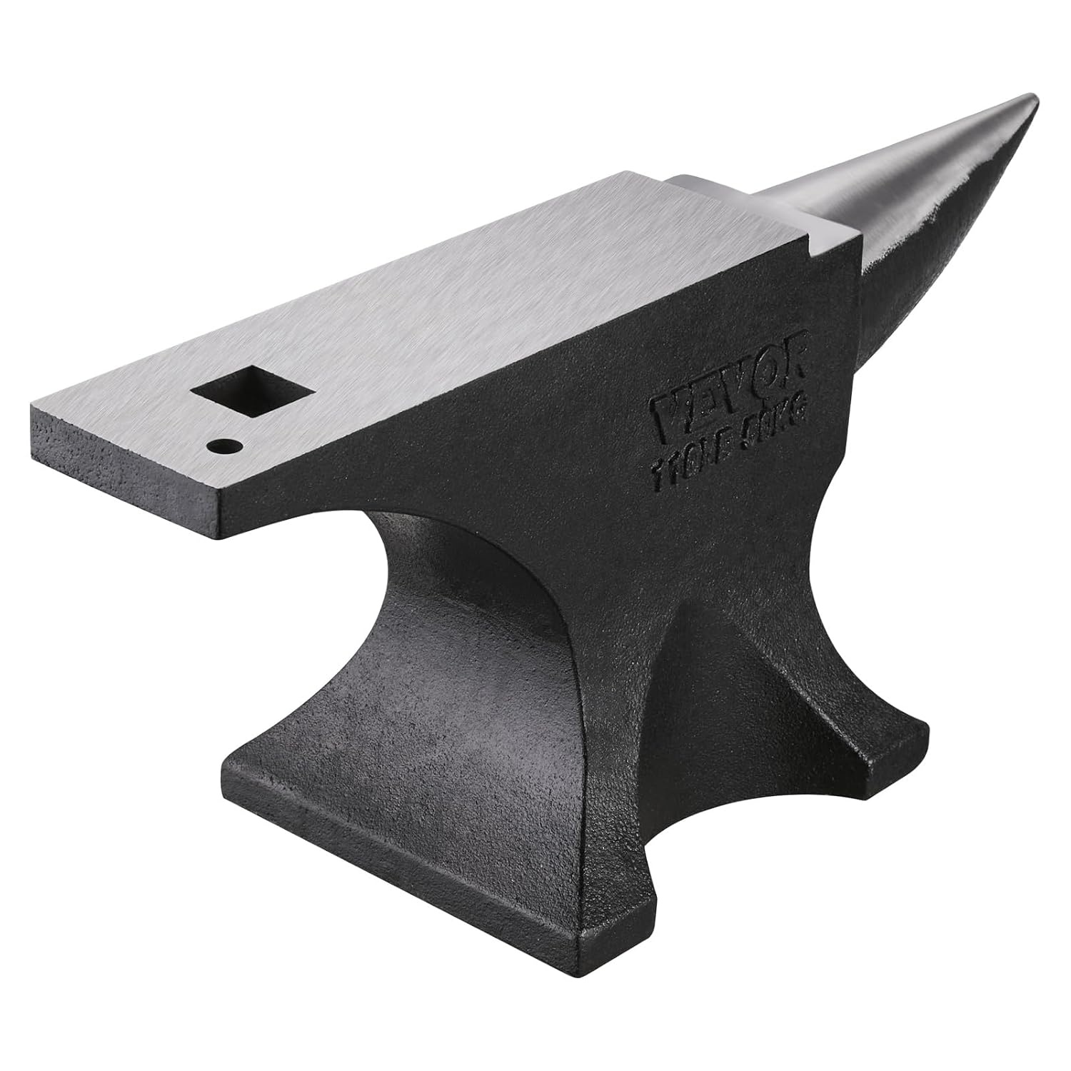 image:imageVEVOR Single Horn Anvil 9 Lbs Cast Steel Anvil High Hardness Rugged Round Horn Anvil Blacksmith Compact Design and Stable Base Forge Tools and Equipment Metalsmith Tool for Bending and ShapingBlack 110LB