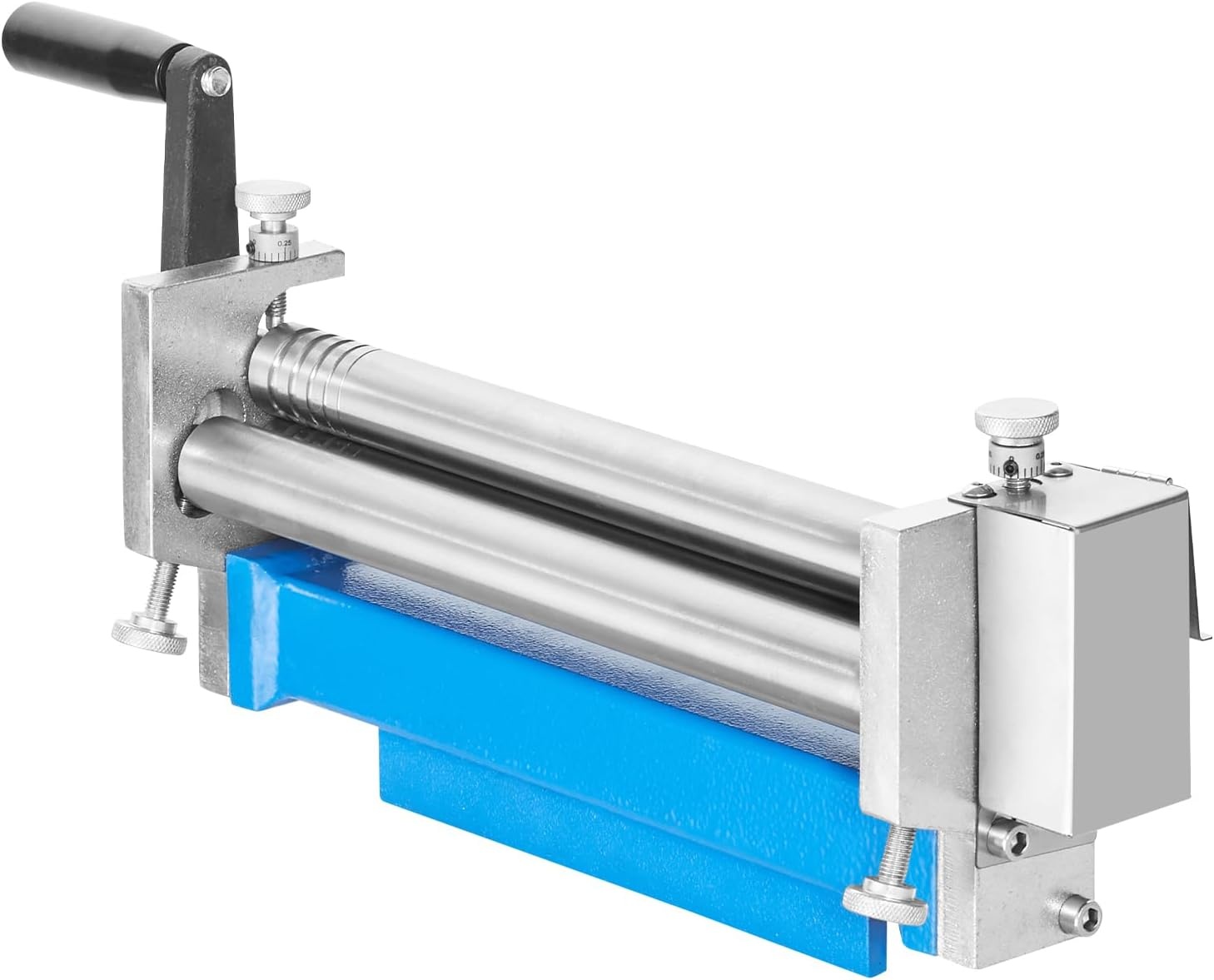 image:imageVEVOR Slip Roller 126 inches Sheet Metal Slip Roll Machine 20 Gauge Capacity Rolling Bending Machine with Detachable Rollers 21 HRC for Aluminum Alloy Sheet Low Carbon Steel Copper Sheet