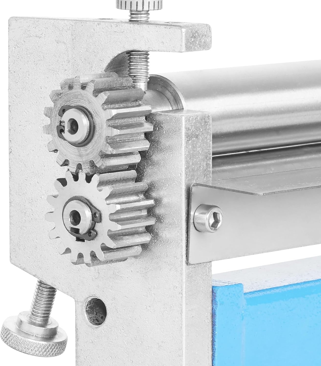 image:imageVEVOR Slip Roller 126 inches Sheet Metal Slip Roll Machine 20 Gauge Capacity Rolling Bending Machine with Detachable Rollers 21 HRC for Aluminum Alloy Sheet Low Carbon Steel Copper Sheet