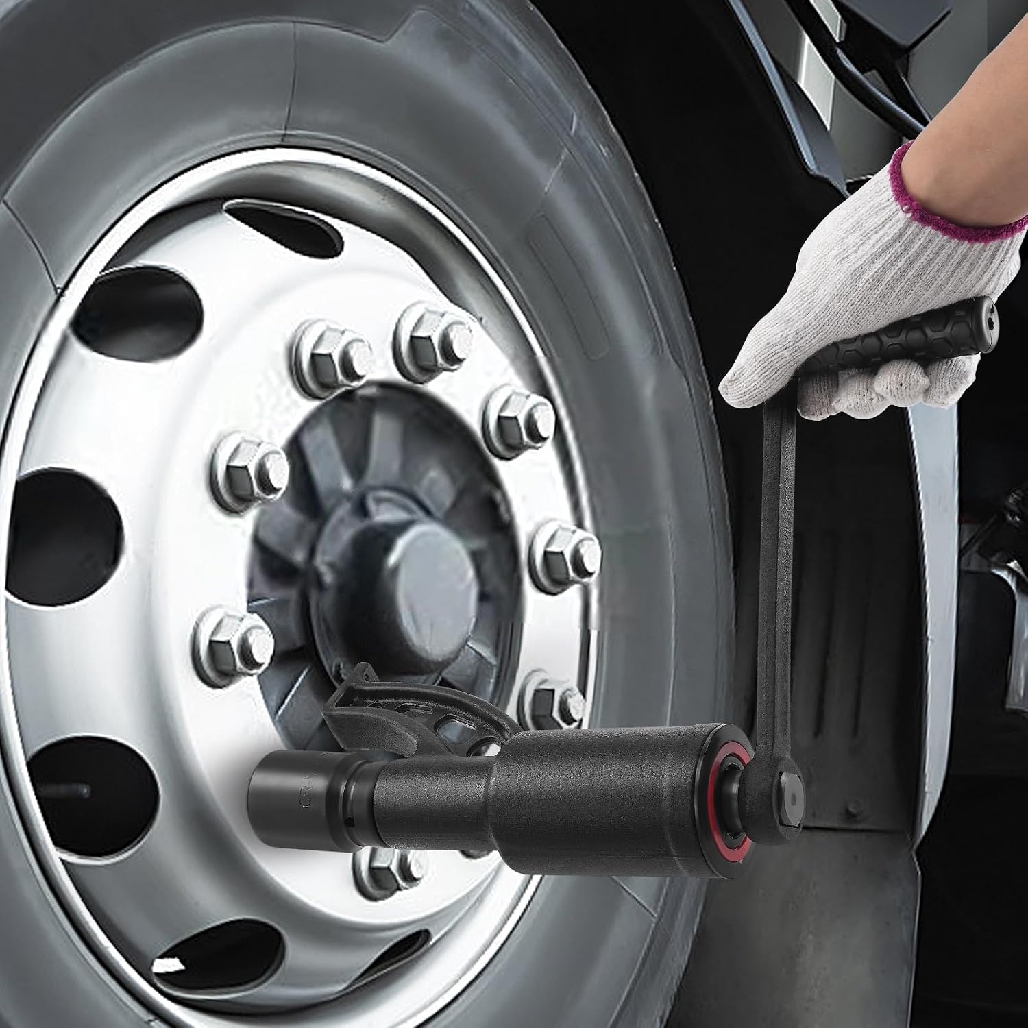 image:imageVEVOR Torque Multiplier 1 Inch Drive Lug Nut WrenchMultiplier Heavy Duty Torque Multiplier Wrench Set 158 4800Nm Lug Nut Remover Includes 8 Sockets 2438mm and Storage Case158 8 Sockets