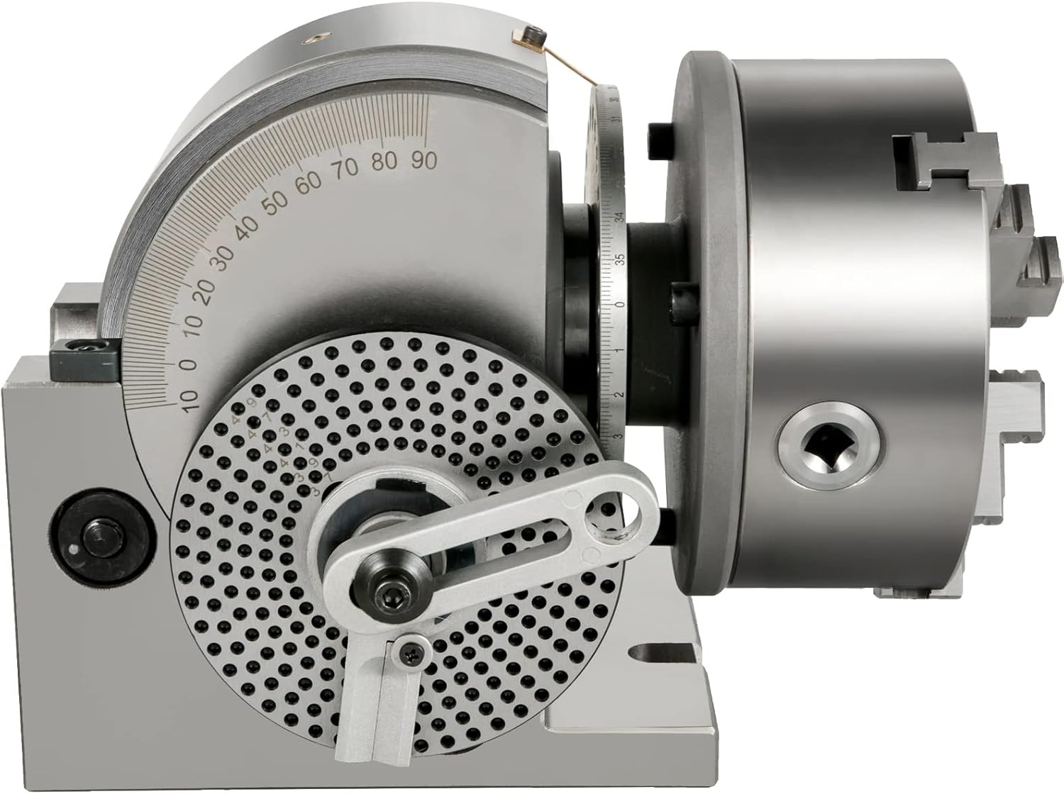image:imageVevor Dividing Head BS1 Dividing Head Set 6 3jaw Chuck Semi Universal Milling Set with 6 ChuckTailstockDividing Plates for Milling Grinding Drilling Machine Amazoncom